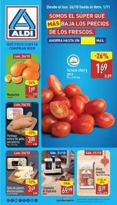 Vista previa Aldi folleto Canarias válido desde el 26/10/2026