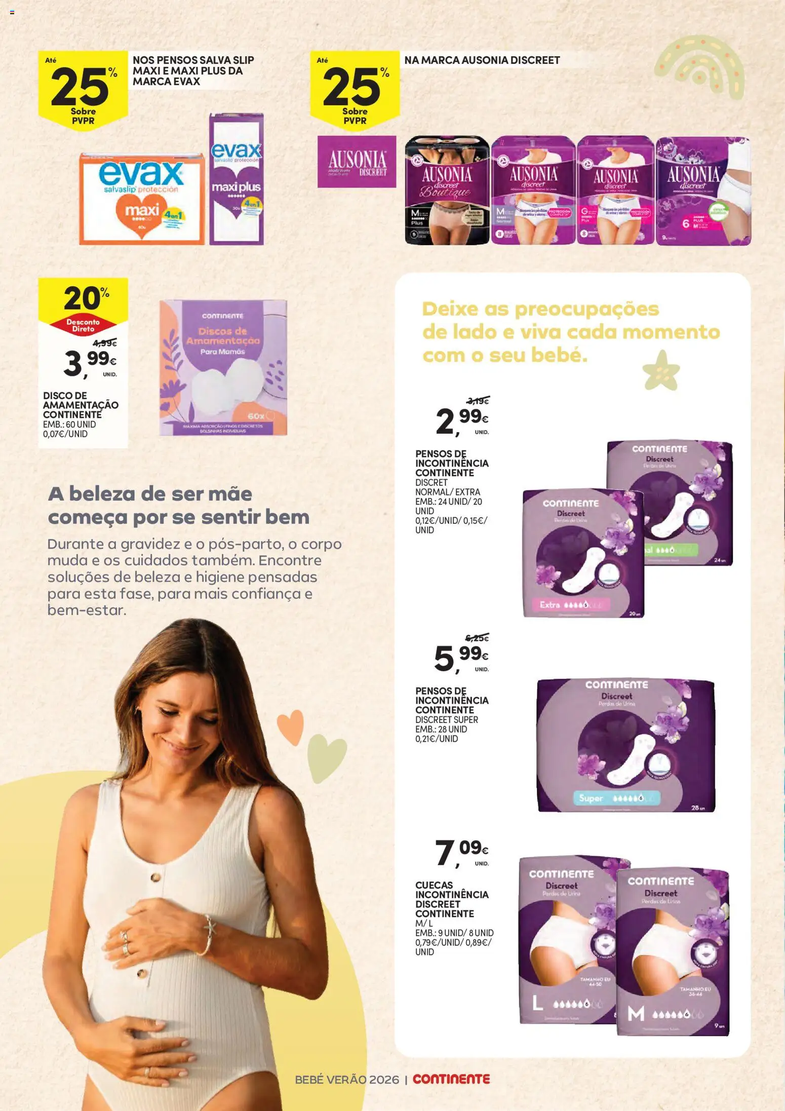 Continente Bebé Verão │ válido de 30/06/2026 | Página: 20 | Produtos: Cuecas