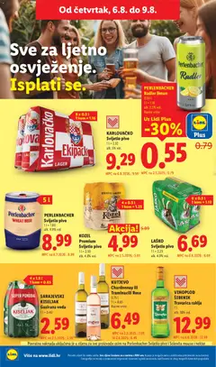 KARLOVAČKO Svijetlo pivo, Eki pack - Pregled kataloga iz trgovine Lidl, vrijedi od 03.08.2026 | Stranica: 62