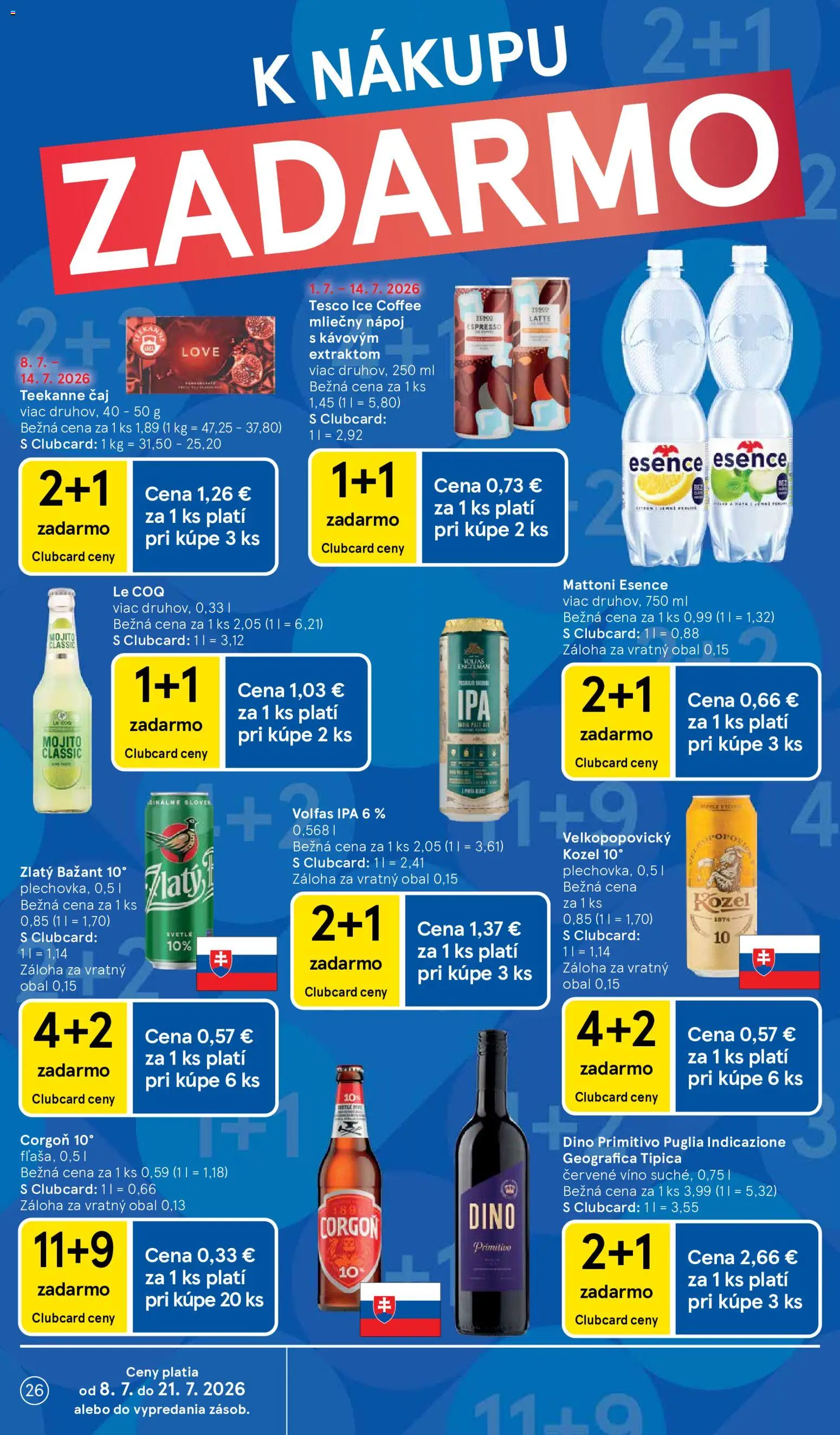 Nové Tesco akcie – leták je platný od 08.07.2026 | Strana: 26