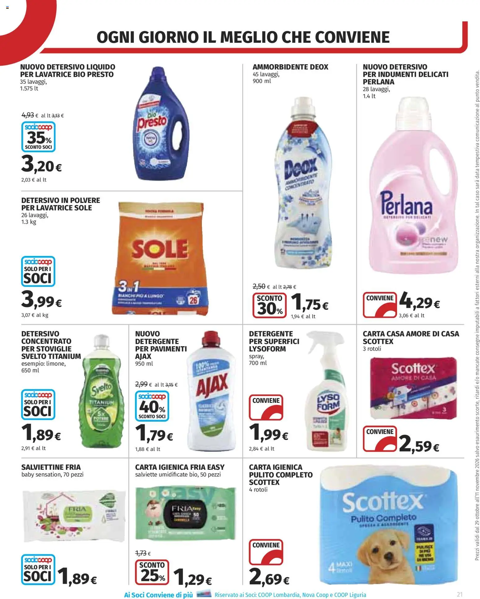 Volantino COOP del 29/10/2026 | Pagina: 21