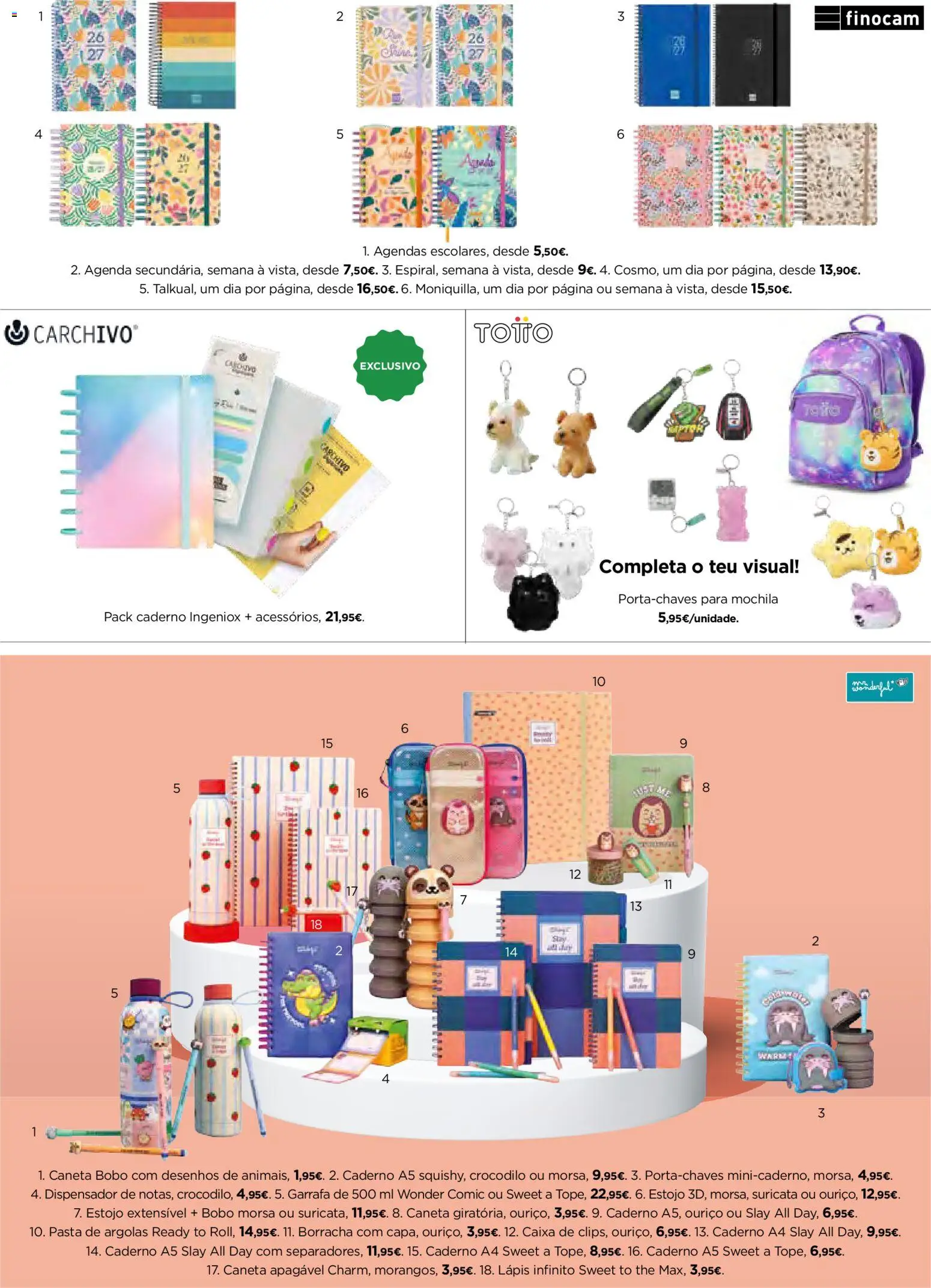 El Corte Ingles Regresso as Aulas │ válido de 28/08/2026 | Página: 44 | Produtos: Mochila, Caderno, Caixa