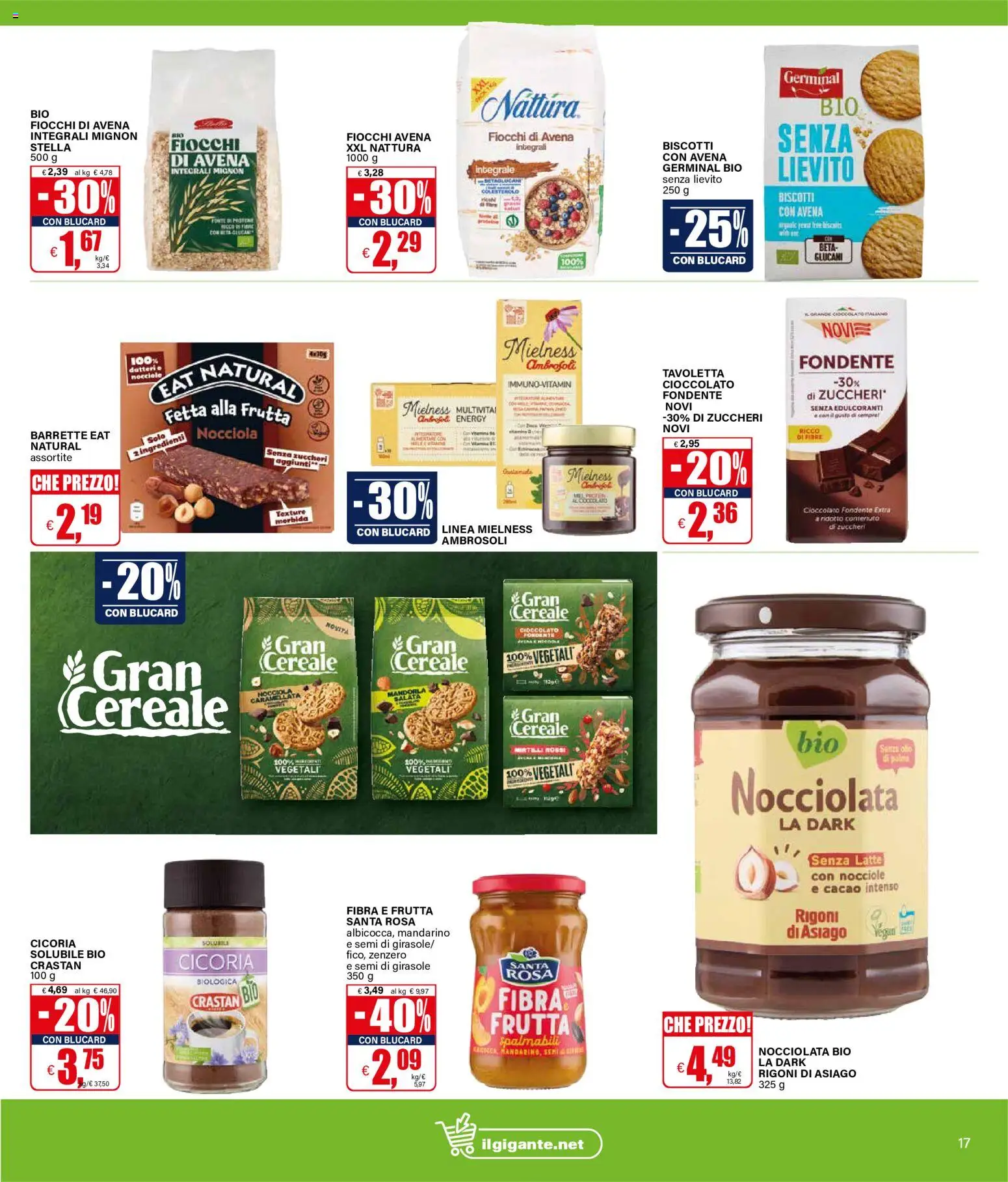 Volantino Il Gigante del 22/10/2026 | Pagina: 17 | Prodotti: Frutta, Zenzero, Cacao, Mirtilli rossi