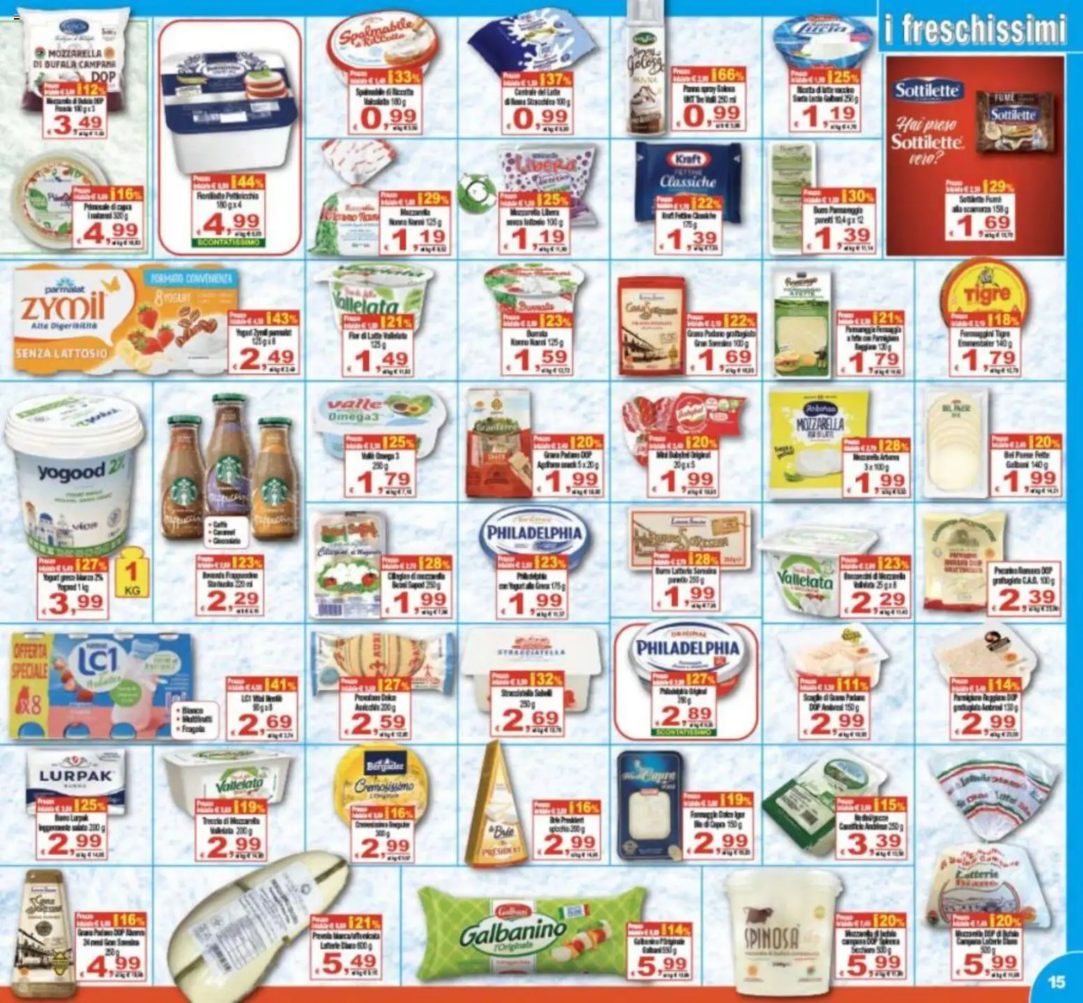 Volantino CTS del 20.05.2026 | Pagina: 15 | Prodotti: Mozzarella, Grana Padano