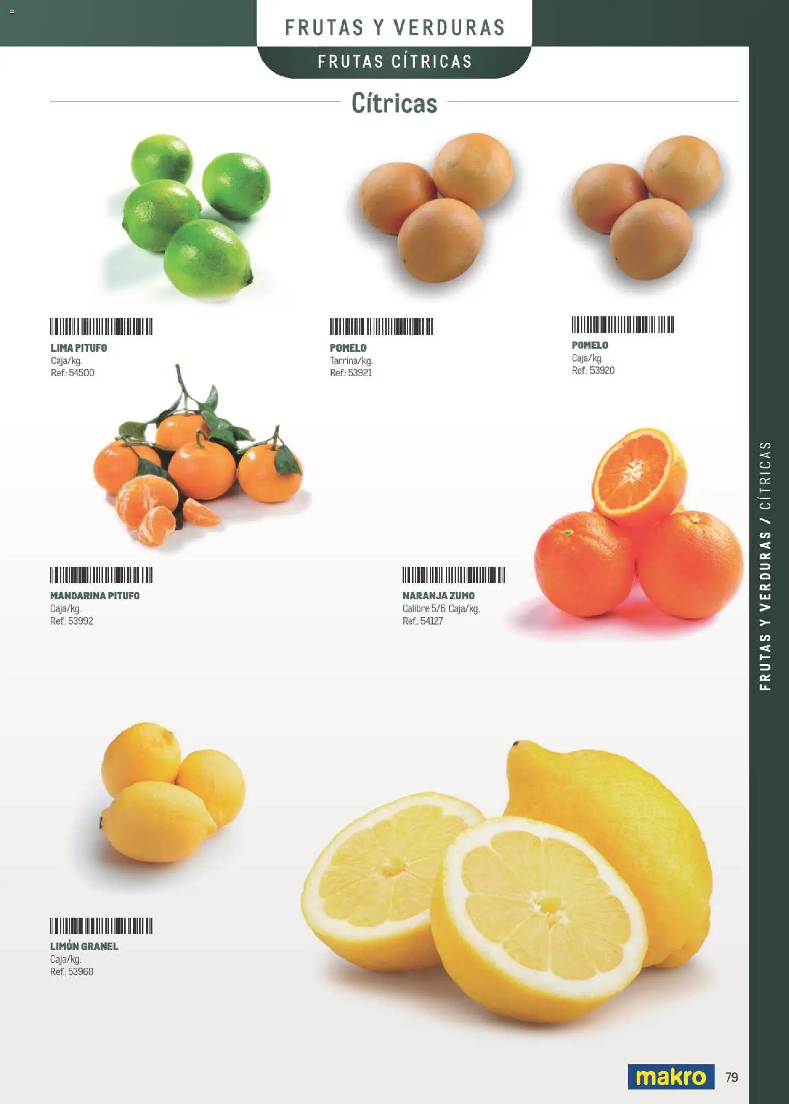 Makro Especial Carta y Menú │ válido desde el 06/07/2026 | Página: 79 | Productos: Lima, Ροζ πιπέρι