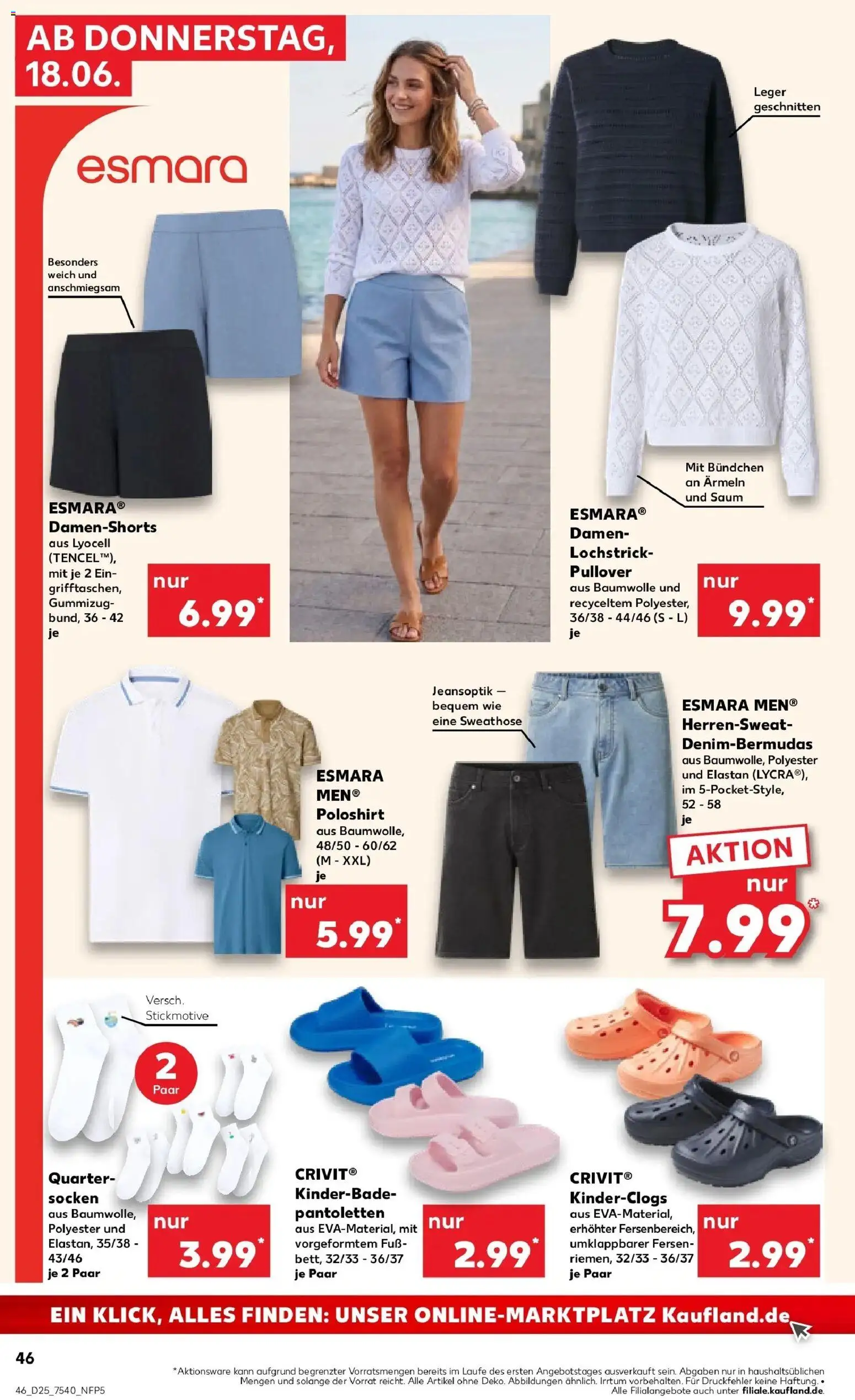 Kaufland Prospekt Zossen – gültig ab 15.06.2026 | Seite: 55 | Produkte: Sweathose, Poloshirt, Pullover, Socken