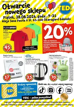 Pogląd oferty "TEDi gazetka - Starogard Gdański" - ważna od 28.08.2026