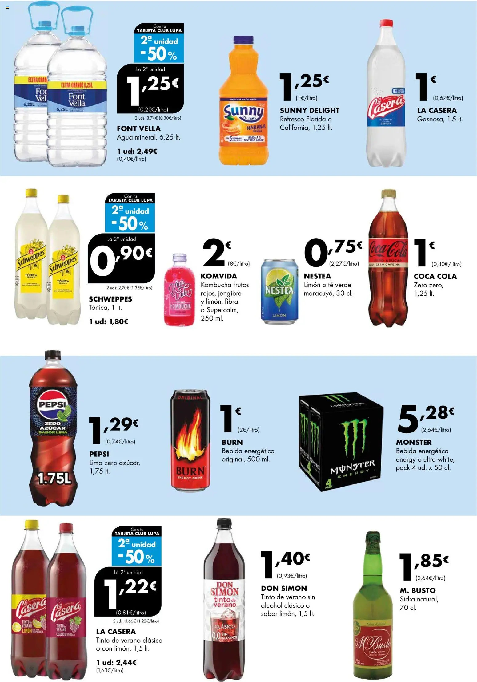 Lupa Supermercados folleto │ válido desde el 03/09/2026 | Página: 14 | Productos: Té verde, Té, Pepsi, Azúcar