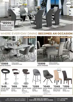 House and Home specials catalogue – valid from 08.06.2026 | Page: 4 | Products: Stool, Chair, Bar stool