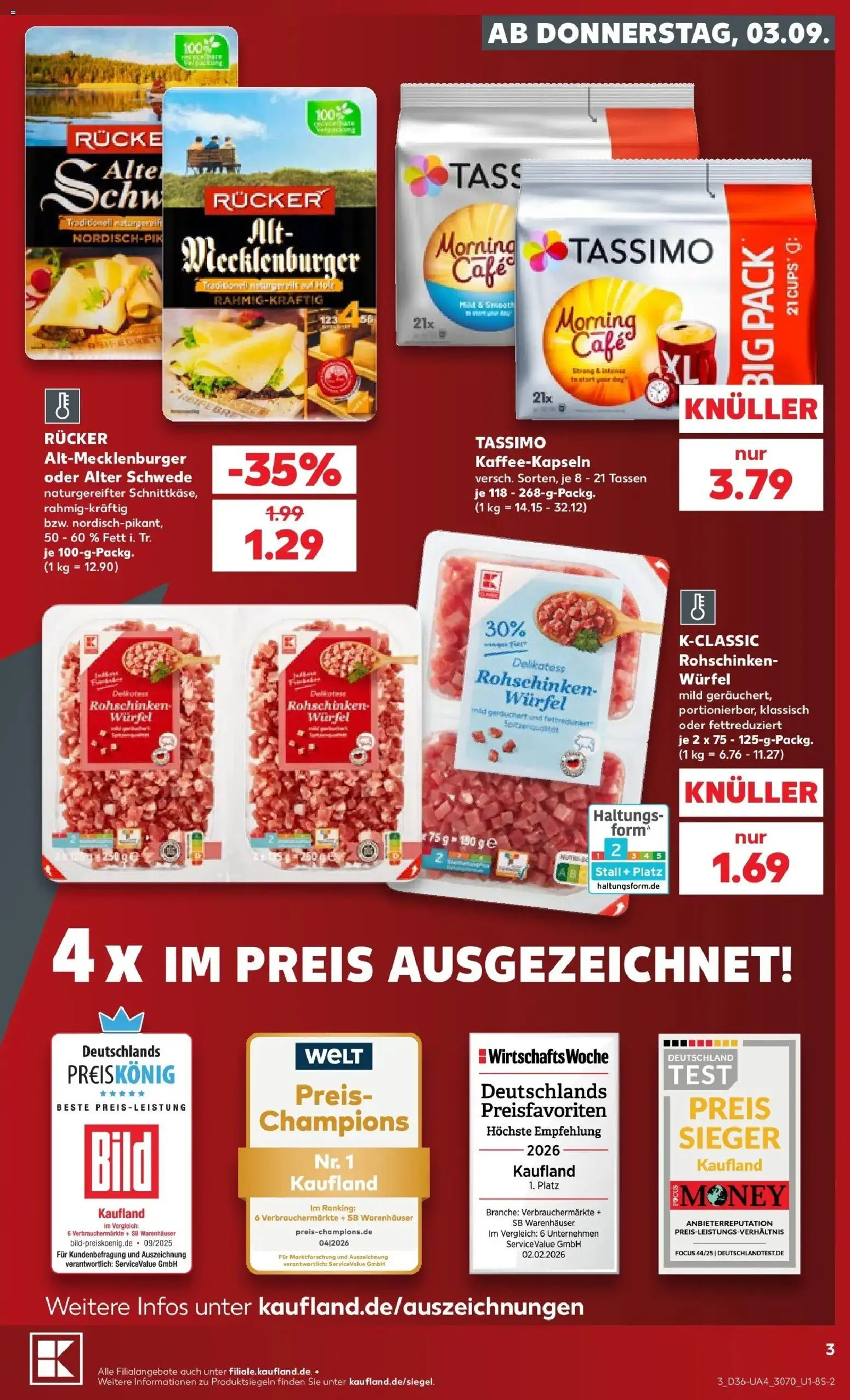 Prospekt Kaufland ab 31.08.2026 » Angebote Online zum Blättern | Seite: 12 | Produkte: Tassimo