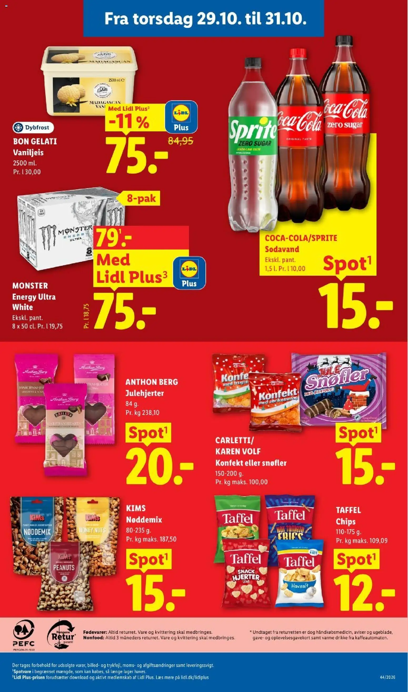 Lidl tilbudsavis – gyldig fra 25/10/2026 | Side: 36 | Produkter: Baileys, Coca Cola, Chips, Cola