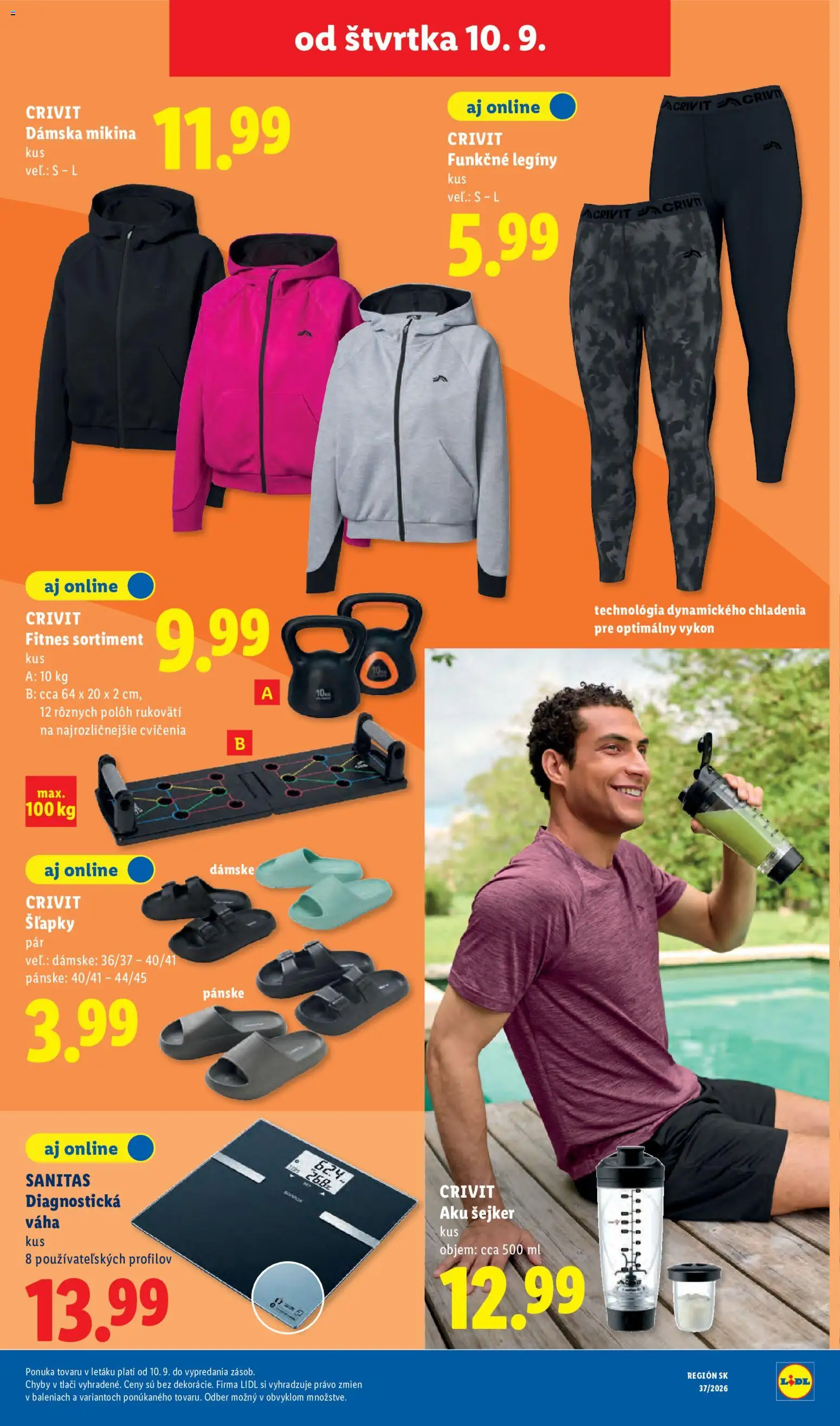 Nové Lidl akcie – leták je platný od 07.09.2026 | Strana: 87 | Produkty: Aku, Mikina, Legíny