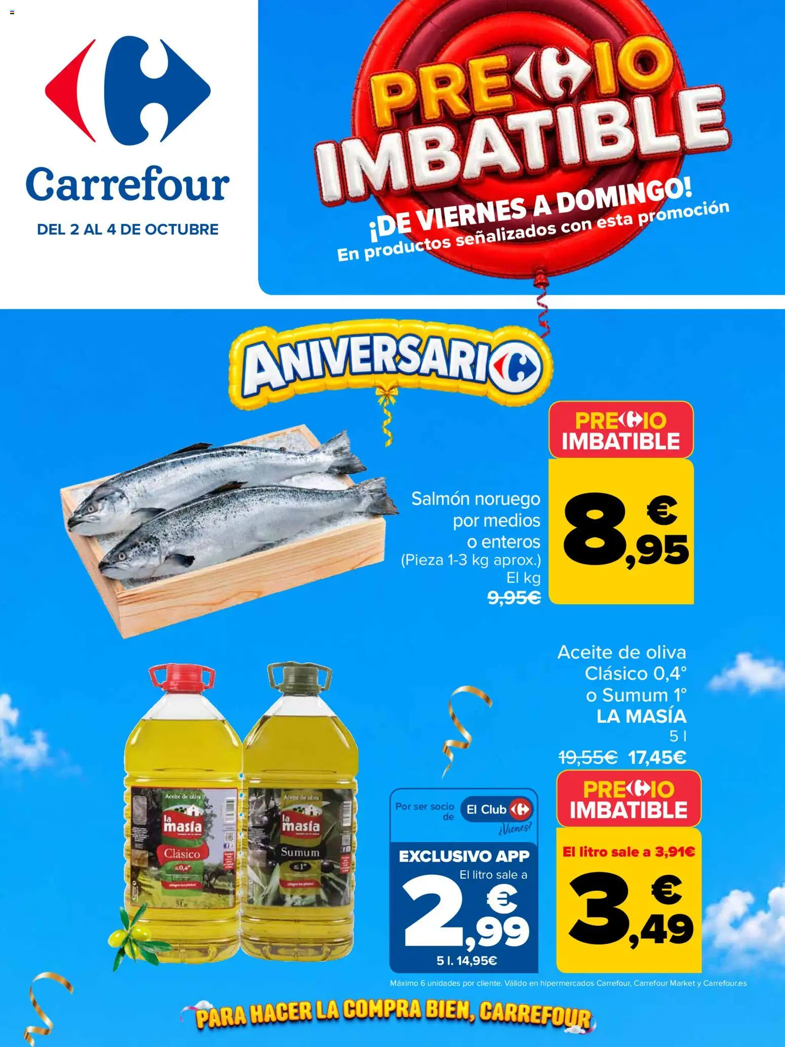 Carrefour Precio Imbatible │ válido desde el 02/10/2026 | Página: 1 | Productos: Aceite, Aceite de oliva, Salmón