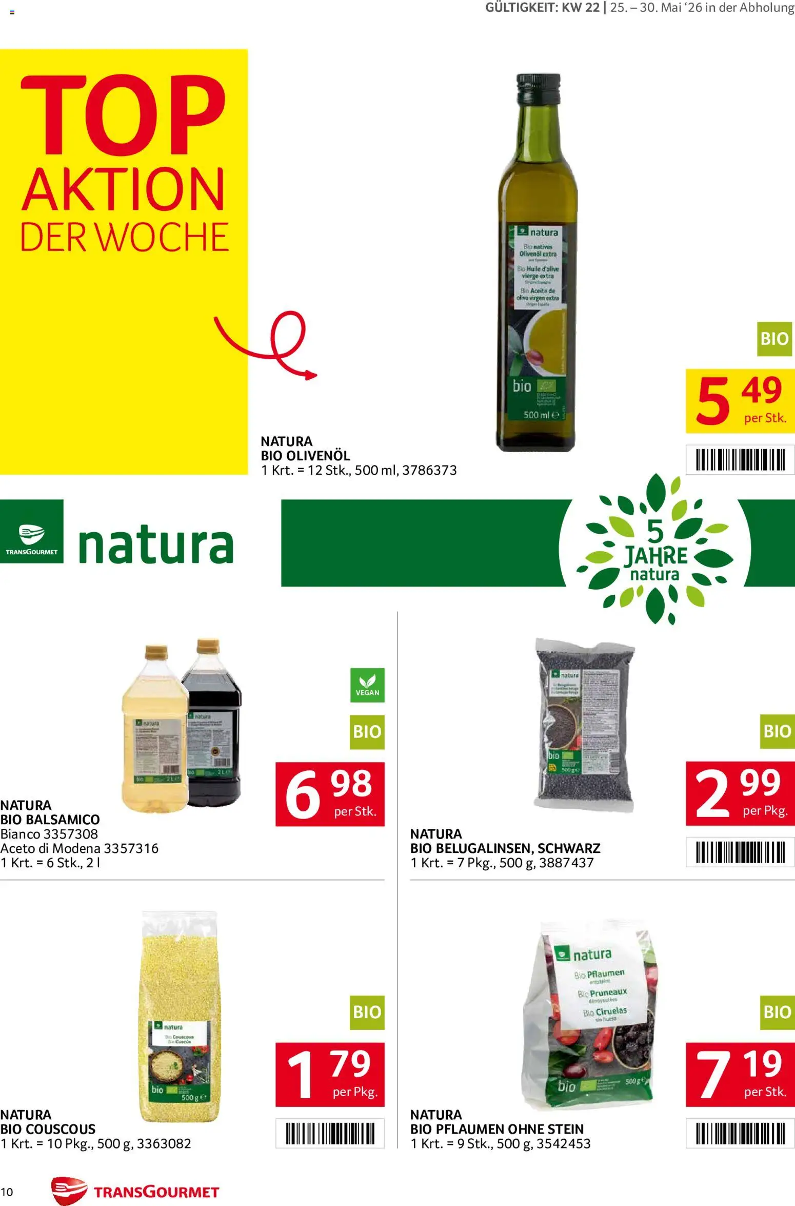 Transgourmet Flugblatt gültig ab 25.05.2026 | Seite: 10