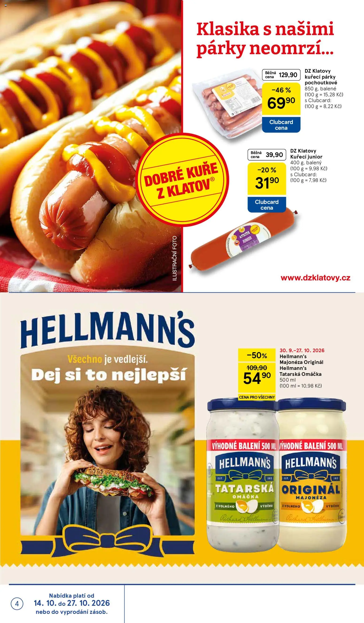 Tesco leták - Značky, které máte rádi od 30.09.2026 | Strana: 4