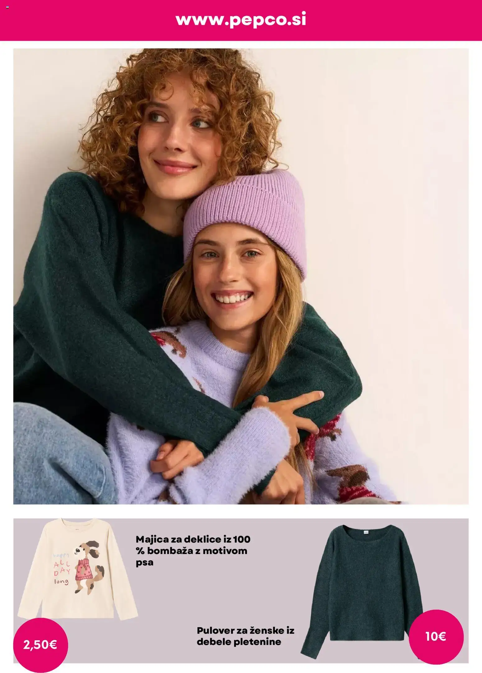 Novi Pepco katalog ponudbe – veljaven od 01.10.2026 | Stran: 6 | Izdelki: Majica, Pulover
