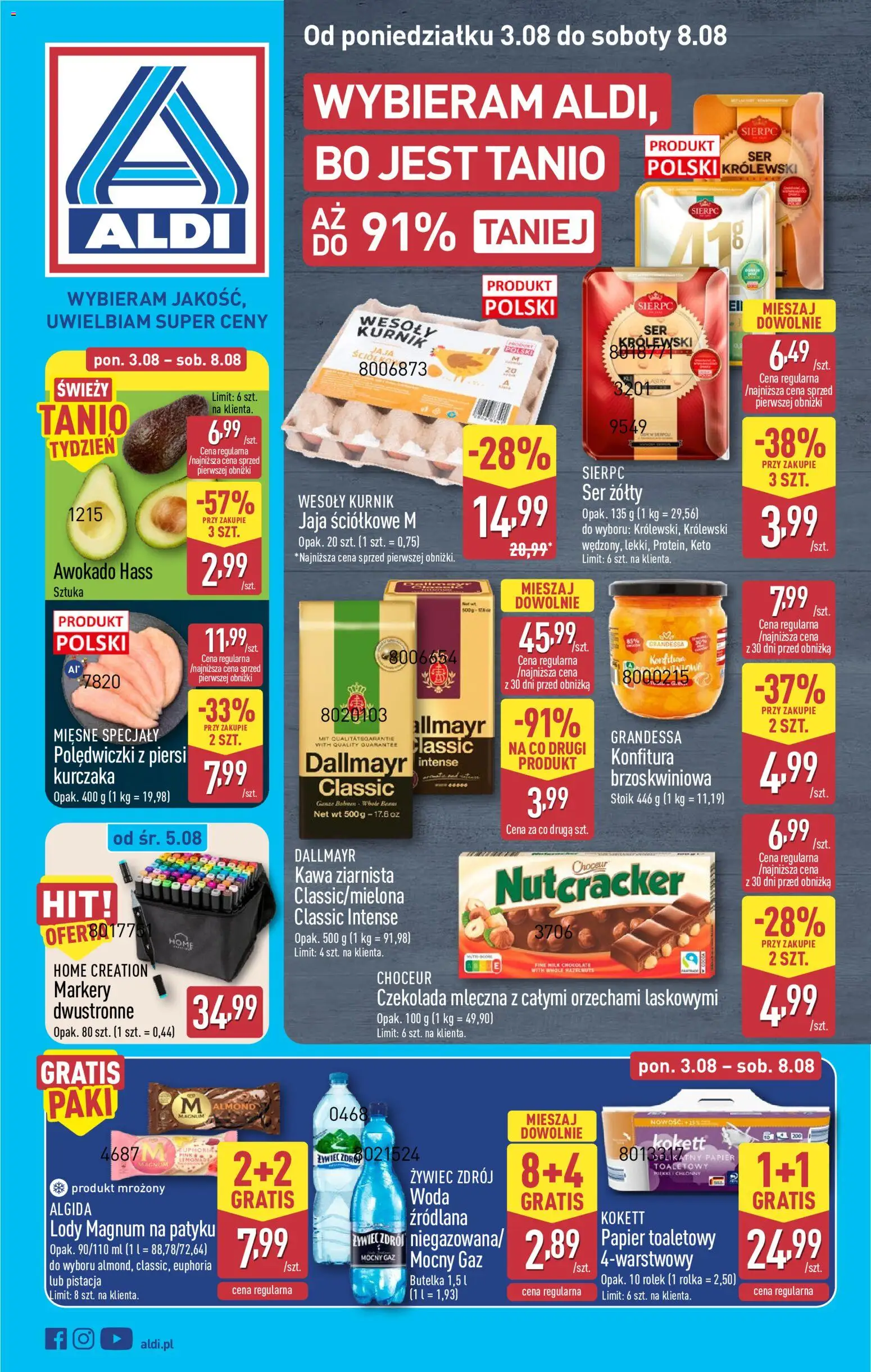 Aldi Polsko leták od 03.08.2026 | Strana: 1