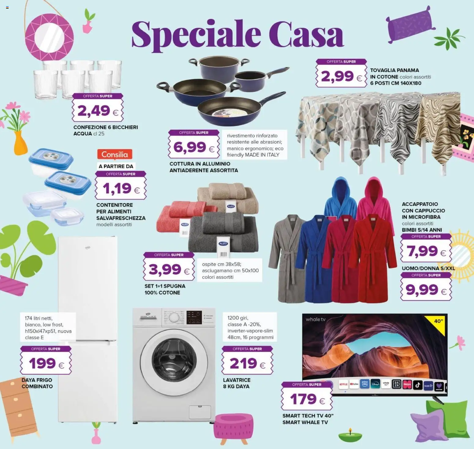 Volantino Oasi del 10/08/2026 | Pagina: 28 | Prodotti: Spugna, Lavatrice, Contenitore, Alluminio