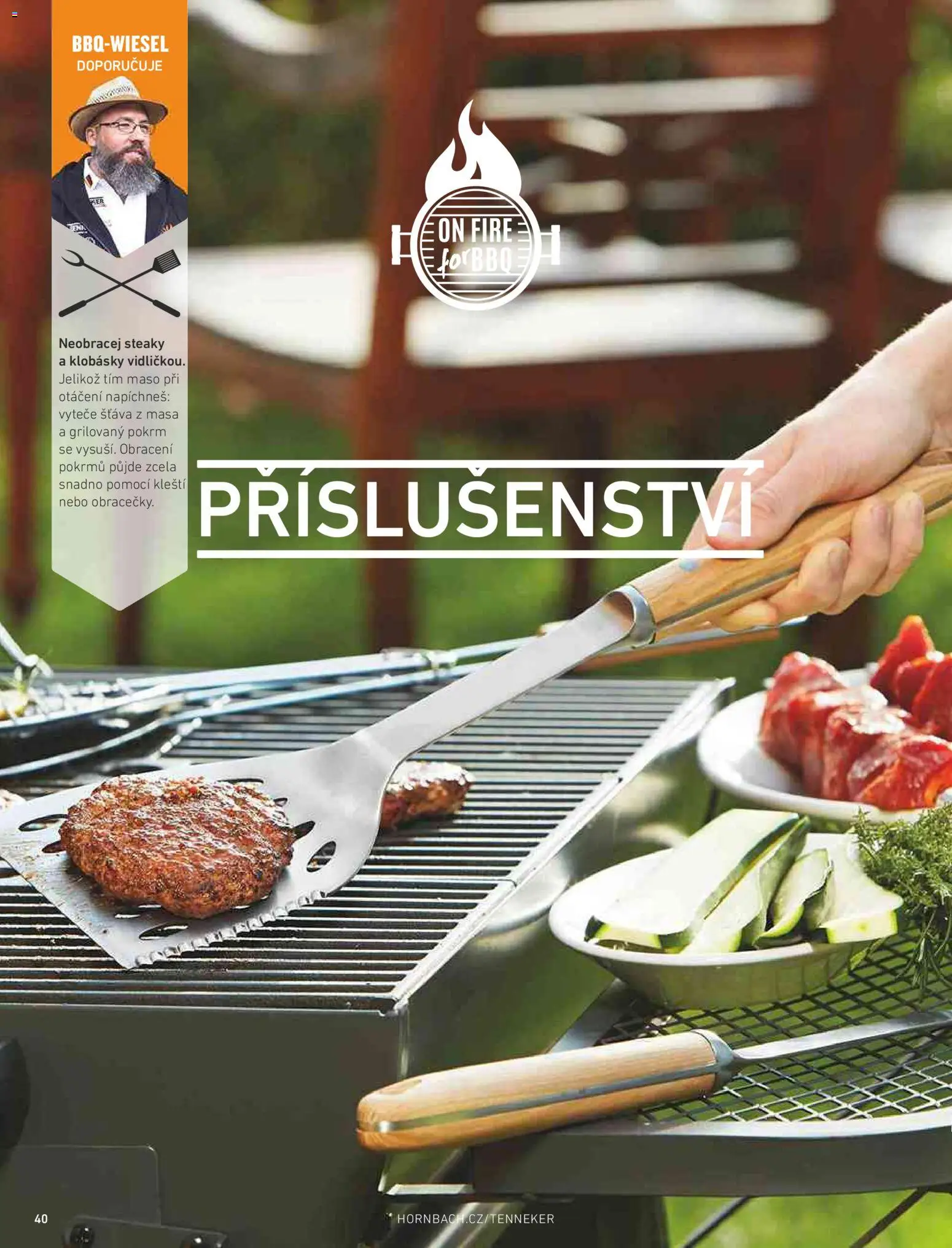 HORNBACH leták - Magazín o grilování od 01.01.2026 | Strana: 40 | Produkty: Maso, Klobásky, Šťáva