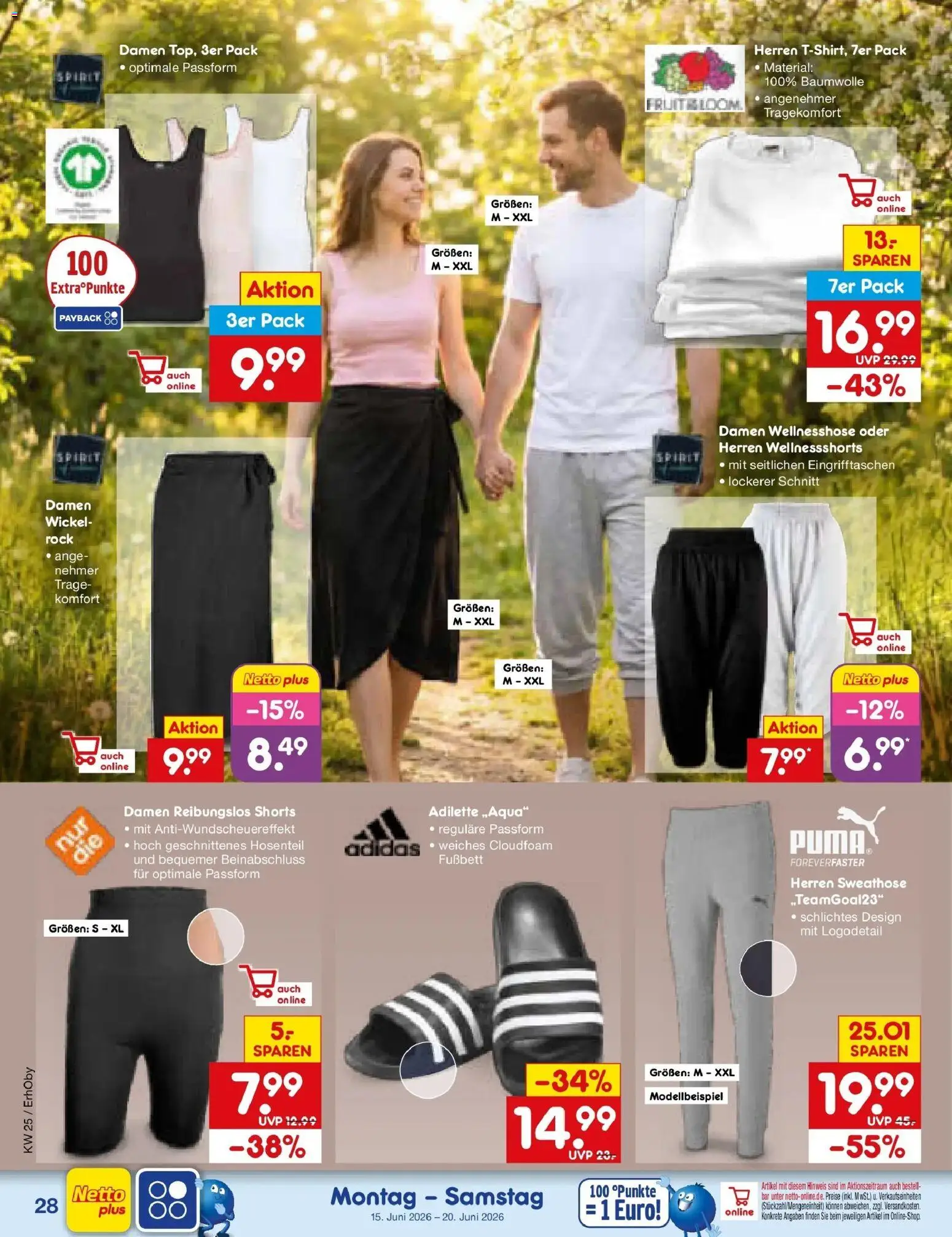 Netto Marken-Discount Prospekt Velden – gültig ab 14.06.2026 | Seite: 38 | Produkte: Sweathose, Rock