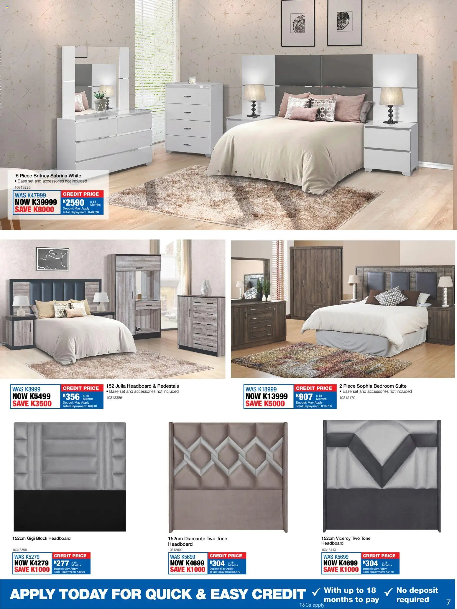 New OK Furniture catalogue – valid from 18.05.2026 | Page: 7 | Products: Headboard