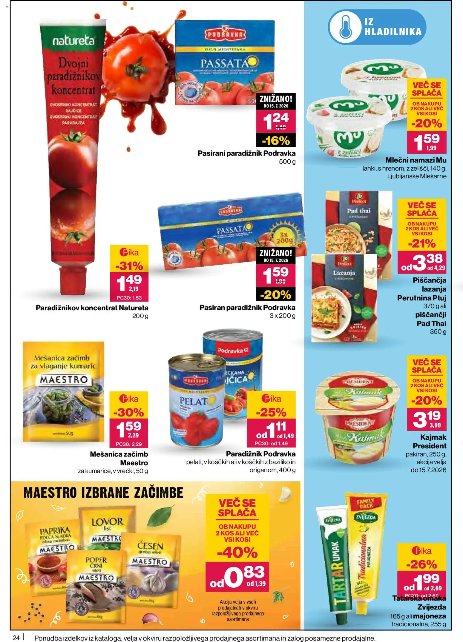 Novi Mercator katalog ponudbe – veljaven od 02.07.2026 | Stran: 24