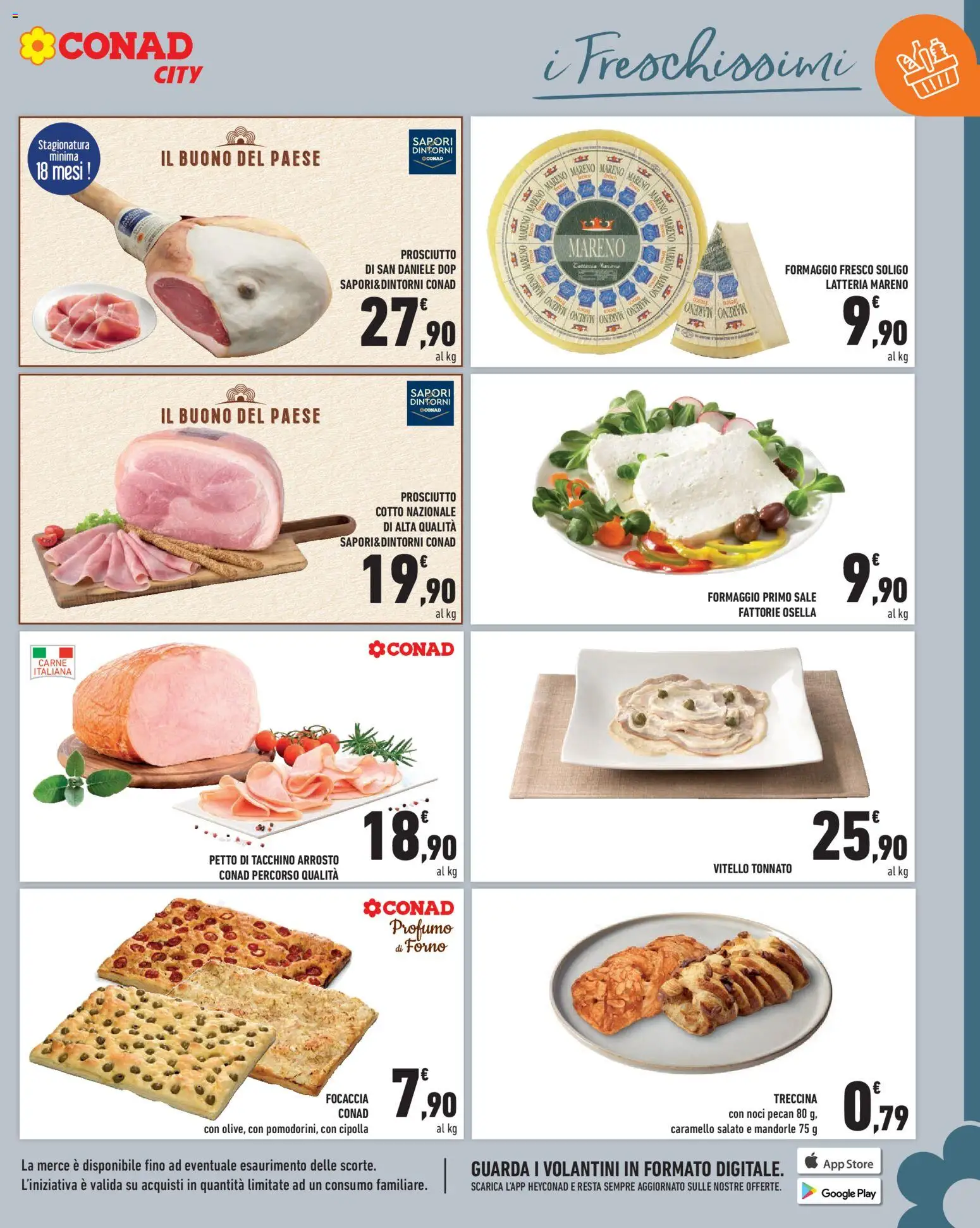 Volantino Conad del 28/08/2026 | Pagina: 7 | Prodotti: Noci pecan, Formaggio, Noci, Formaggio fresco