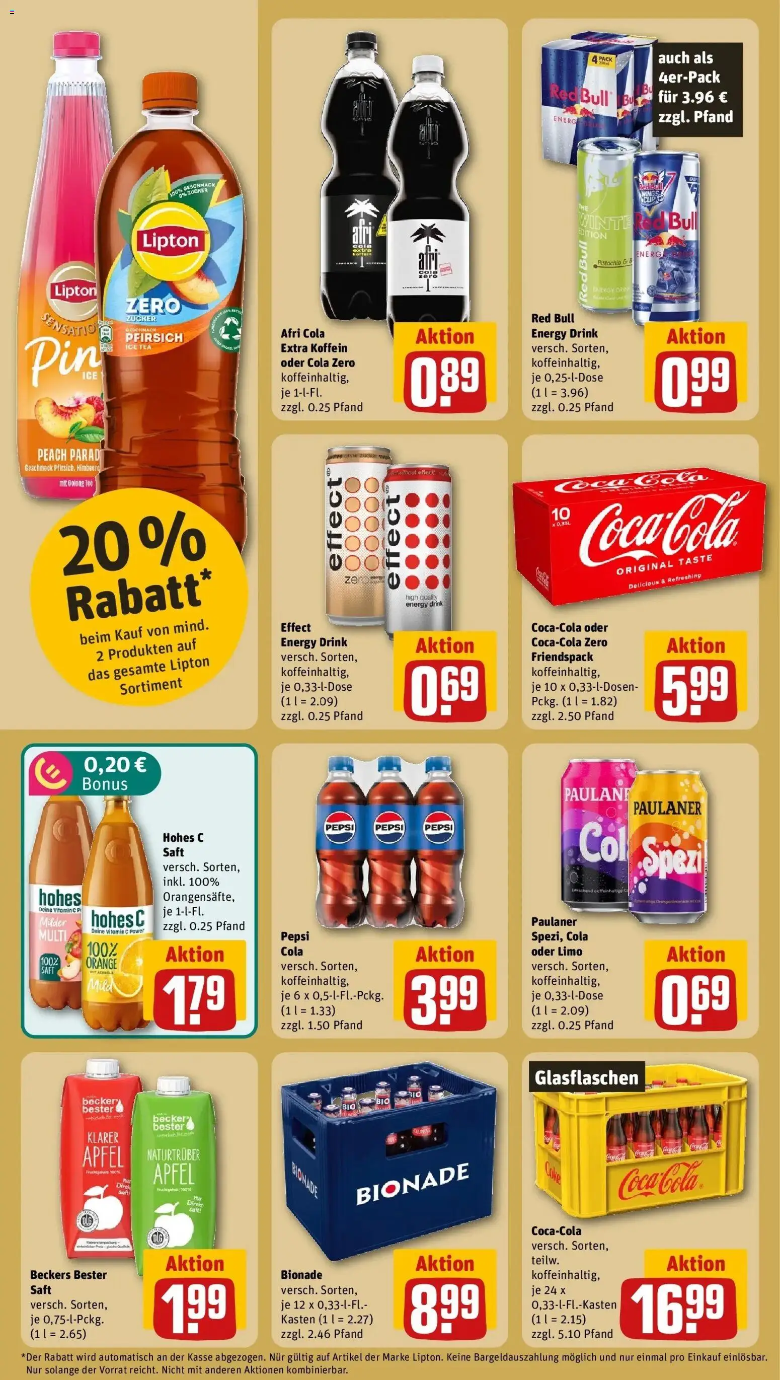 REWE Prospekt ab 19.10.2026 zum Blättern » Angebote | Seite: 24 | Produkte: Cola, Energy, Himbeere, Paulaner