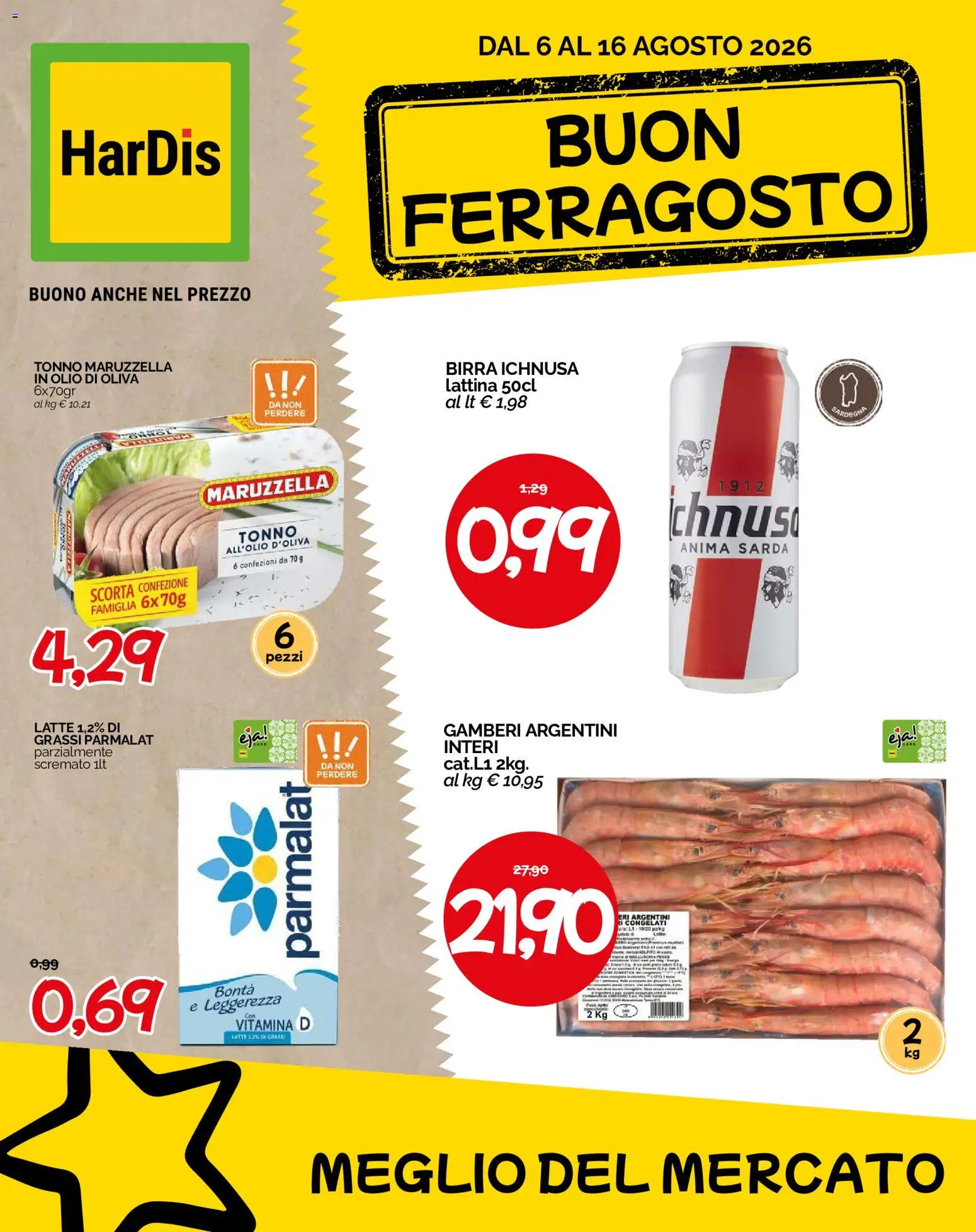 Volantino HarDis del 06/08/2026 | Pagina: 1