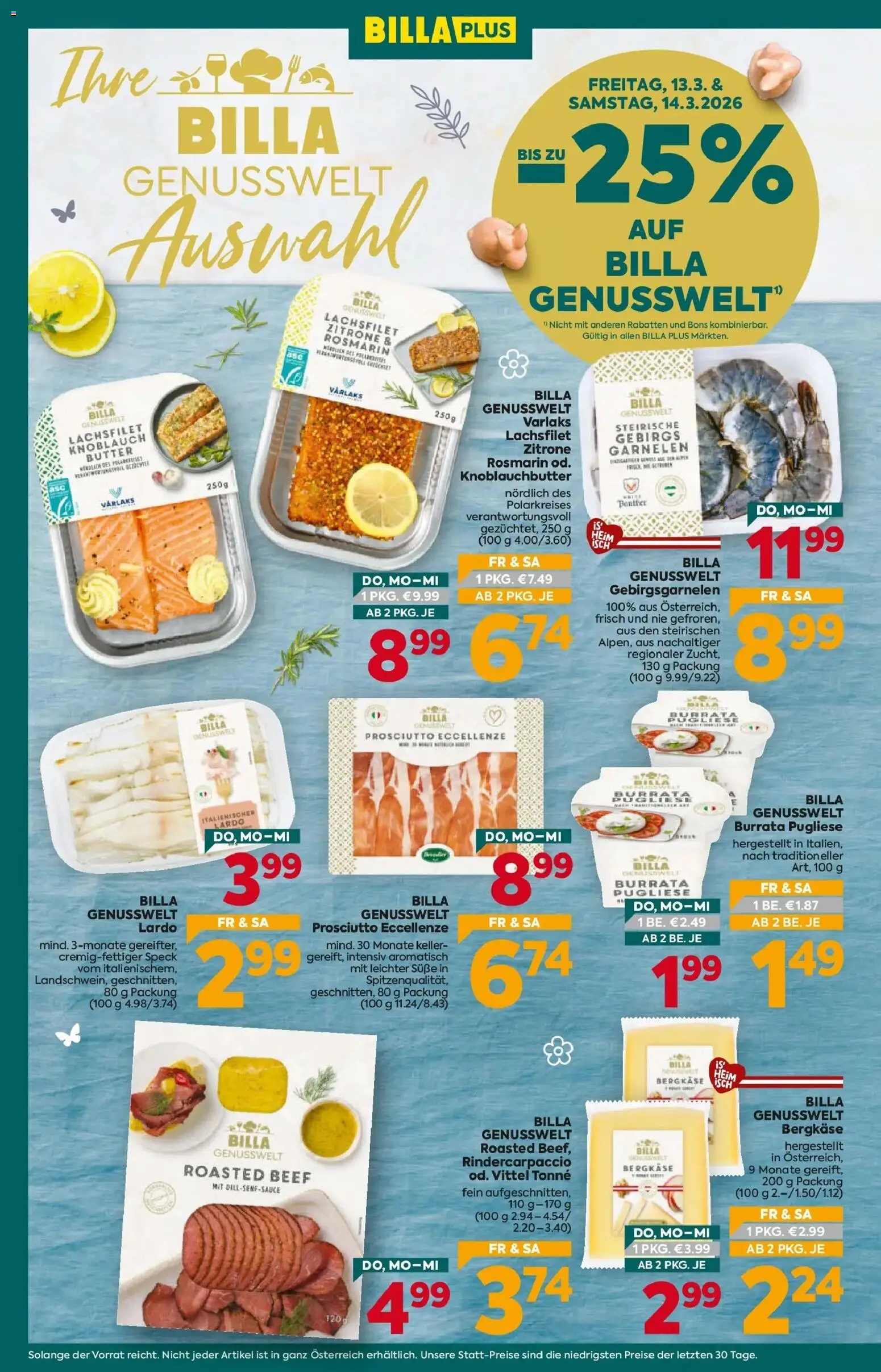 Billa Plus Flugblatt - Niederösterreich gültig ab 12.03.2026 | Seite: 4 | Produkte: Zitrone, Knoblauch, Butter
