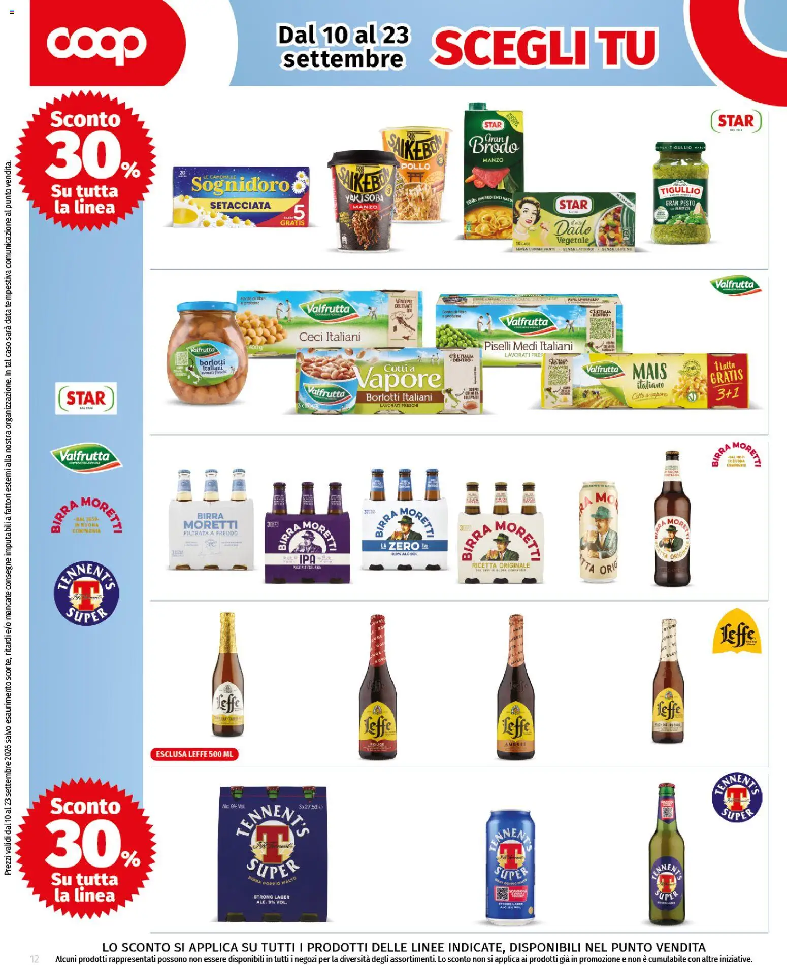 Volantino COOP del 10/09/2026 | Pagina: 12 | Prodotti: Brodo, Data, Pesto, Mais