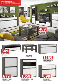 Pogląd oferty "Merkury Market gazetka - Meble, Wypoczynki, Materace" - ważna od 01.07.2026 | Strona: 7 | Produkty: Komoda, szafka RTV, Witryna