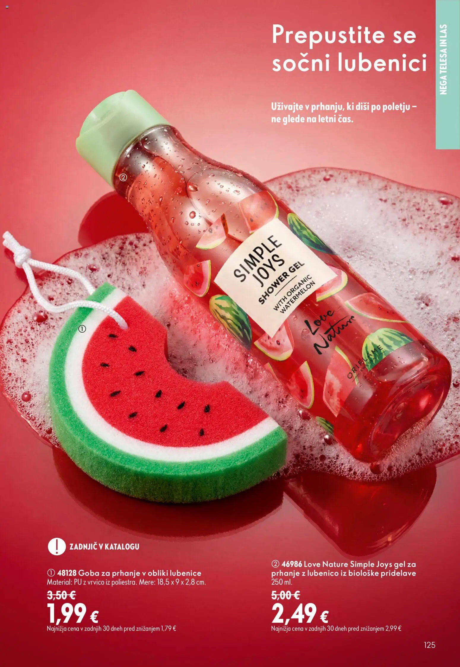 Novi Oriflame katalog ponudbe – veljaven od 16.09.2026 | Stran: 125 | Izdelki: Goba, Lubenice