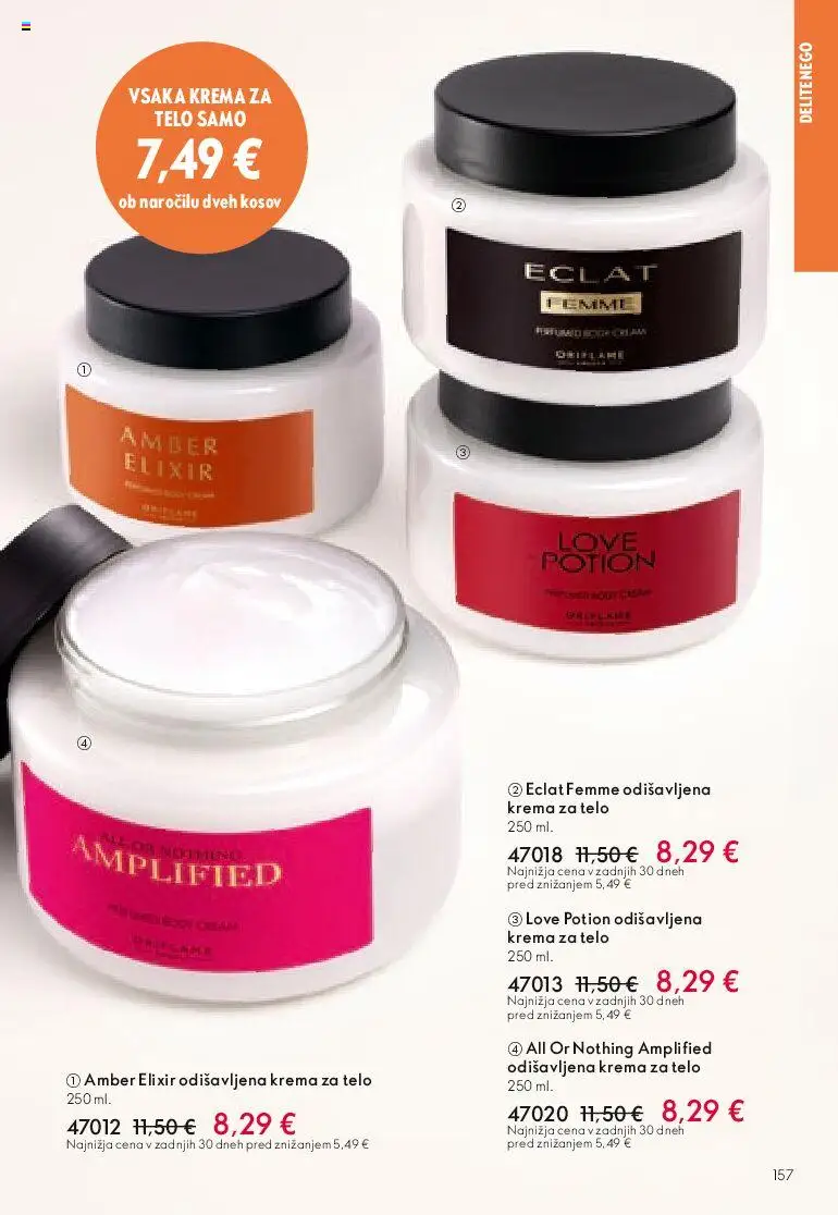 Novi Oriflame katalog ponudbe – veljaven od 13.05.2026 | Stran: 156 | Izdelki: Krema, Krema za telo