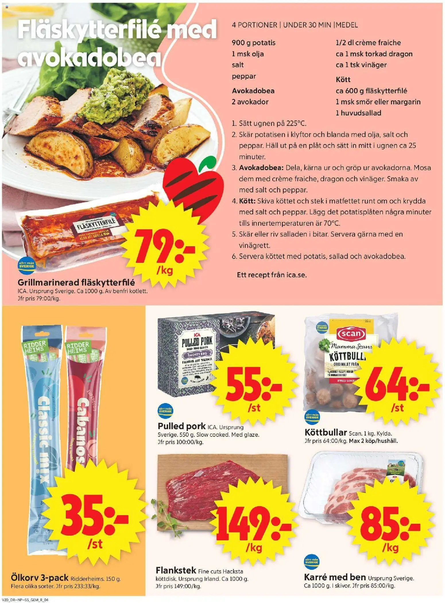 ICA Supermarket reklamblad aktuell från 11.05.2026 | Sida: 4