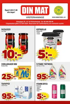 Din Mat erbjudanden - Förhandsvisning av reklamblad från butik Din Mat aktuell från 22/06/2026