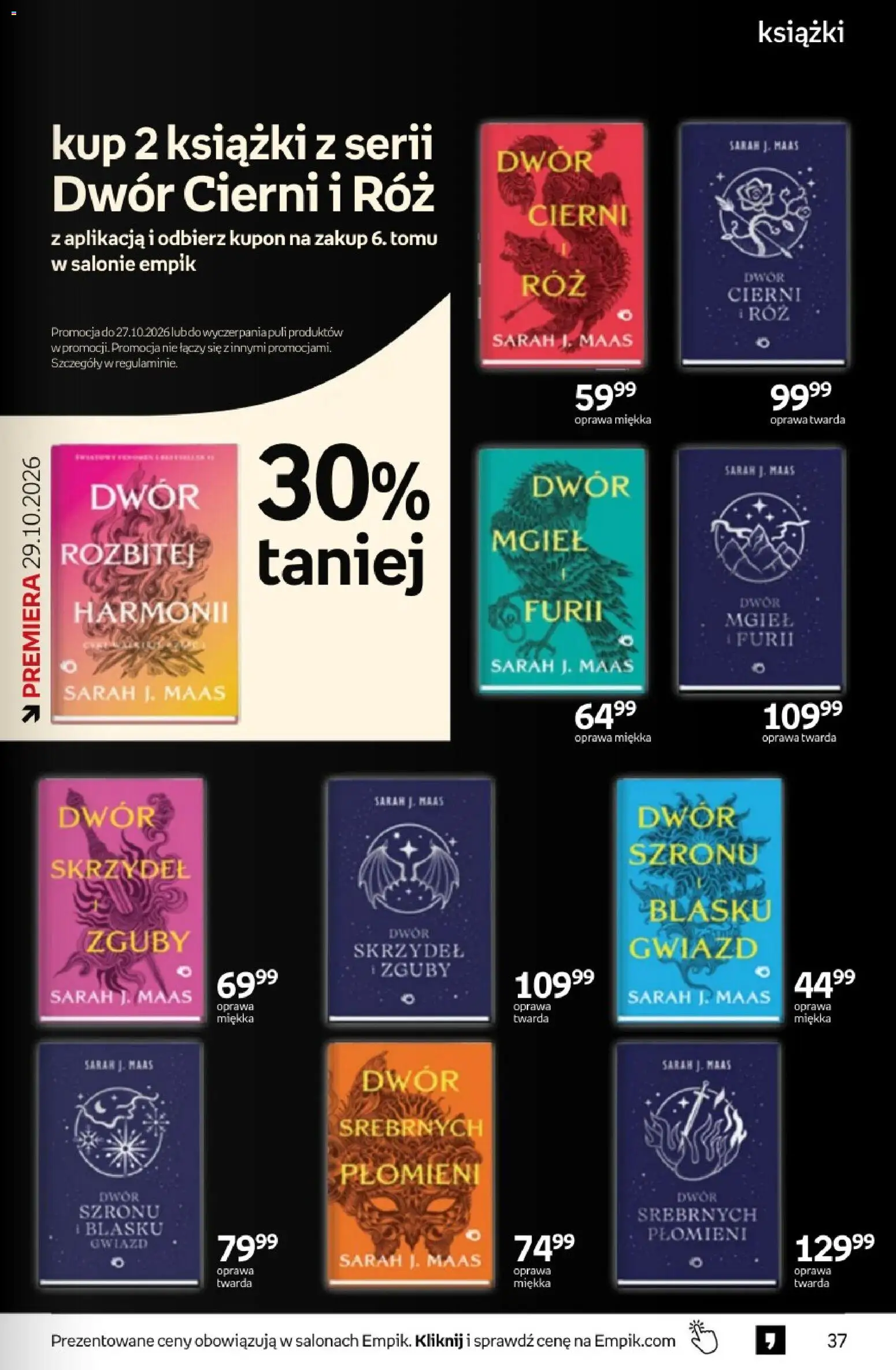 Empik promocje - Tom kultury Książki od 14.10.2026 | Strona: 37 | Produkty: Książki, Róż