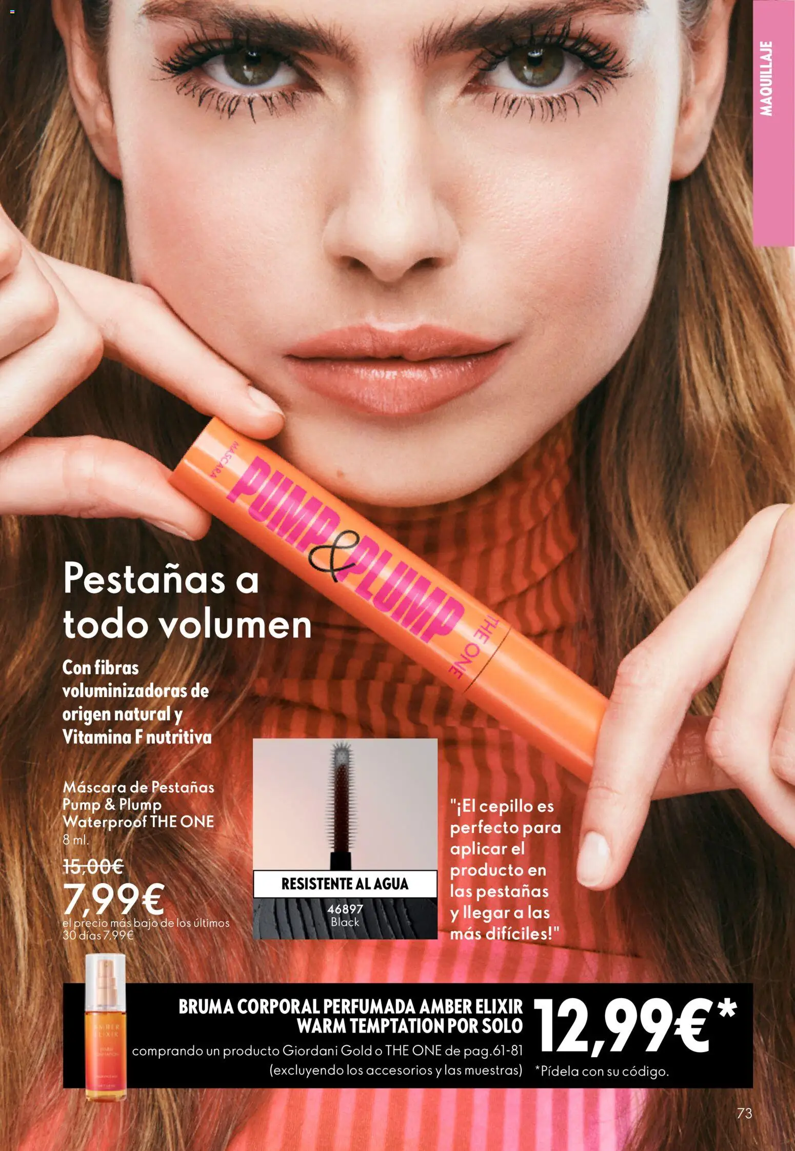 Oriflame - Catálogo Campaña 4 │ válido desde el 11.03.2026 | Página: 73 | Productos: Maquillaje, Cepillo, Máscara, Máscara de pestañas