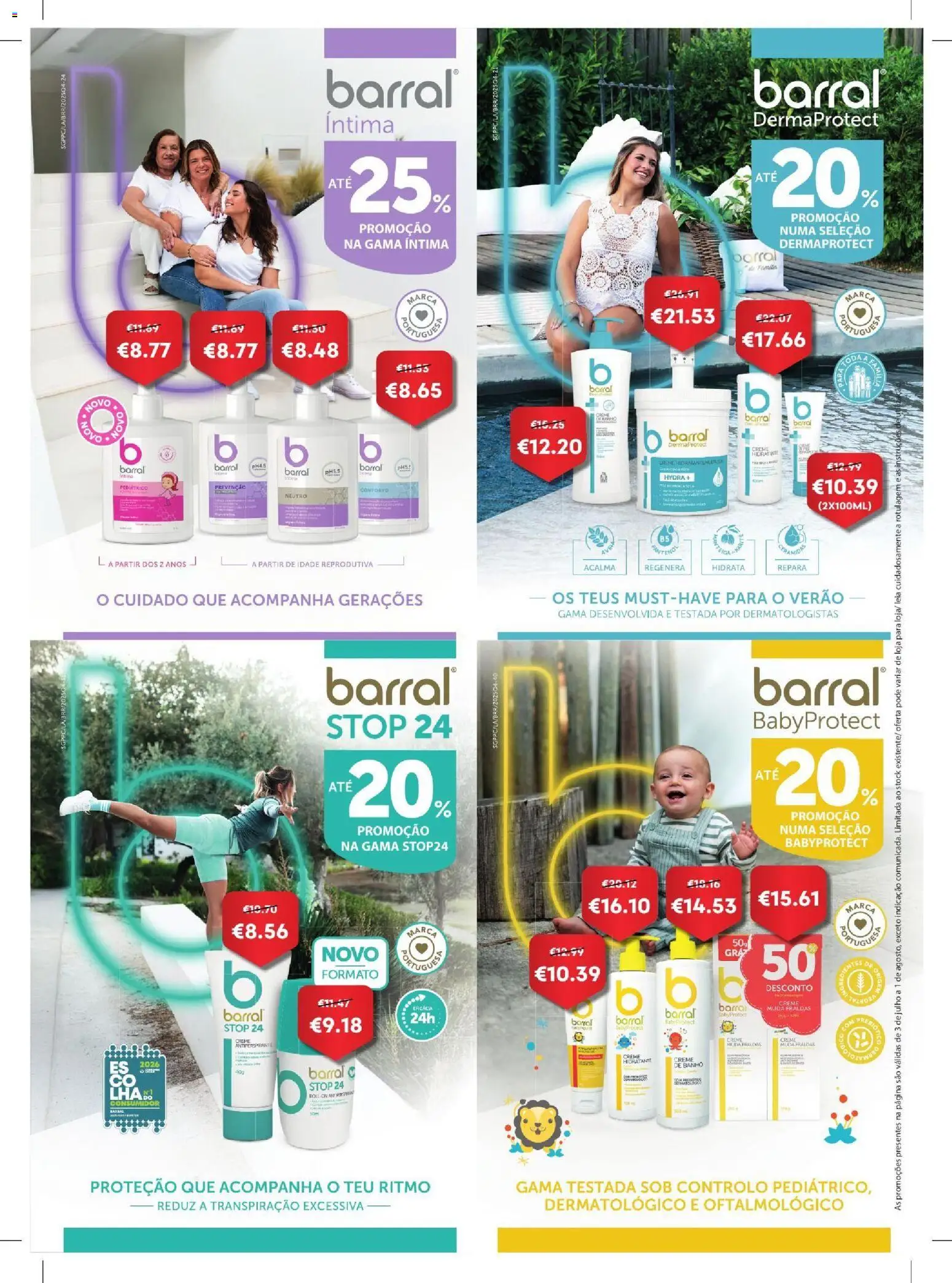 Auchan - Sol e Higiene │ válido de 02/07/2026 | Página: 33 | Produtos: Fraldas, Banho, Creme