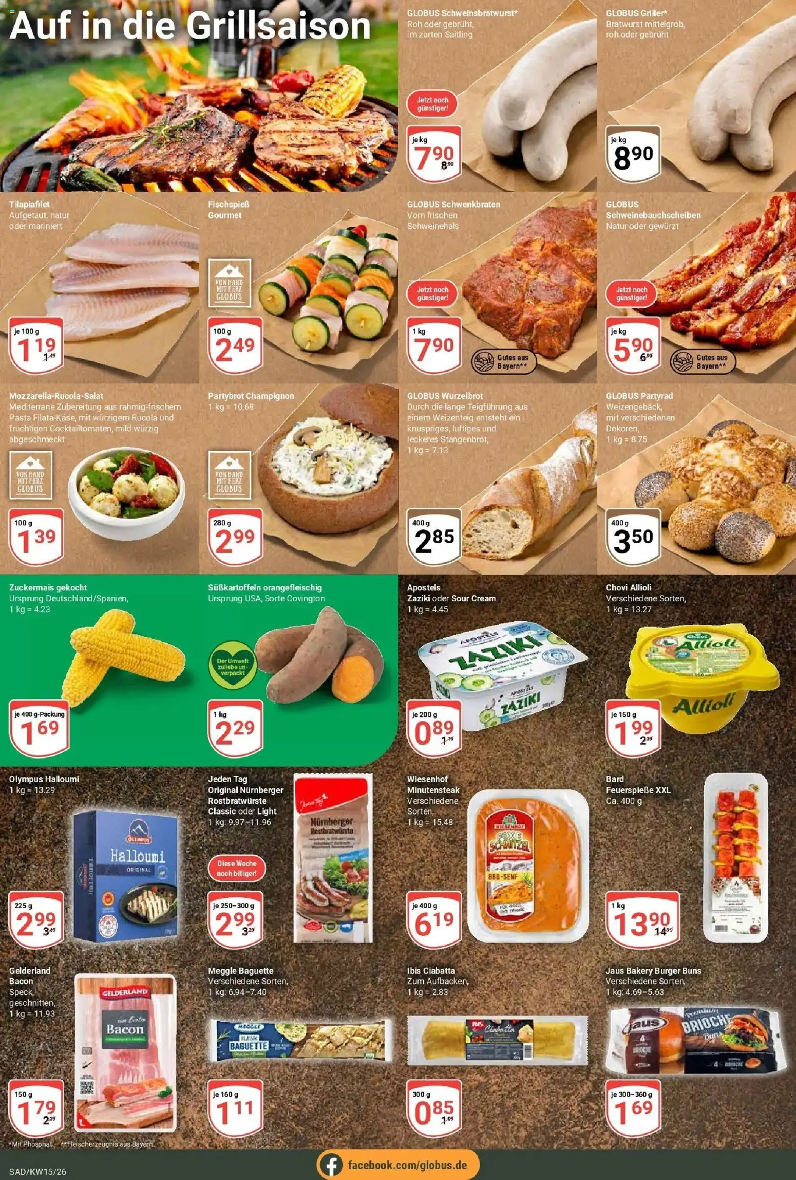 Globus prospekt Schwandorf	 – gültig ab 07.04.2026 | Seite: 18 | Produkte: Rucola, Burger, Baguette, Schnitzel