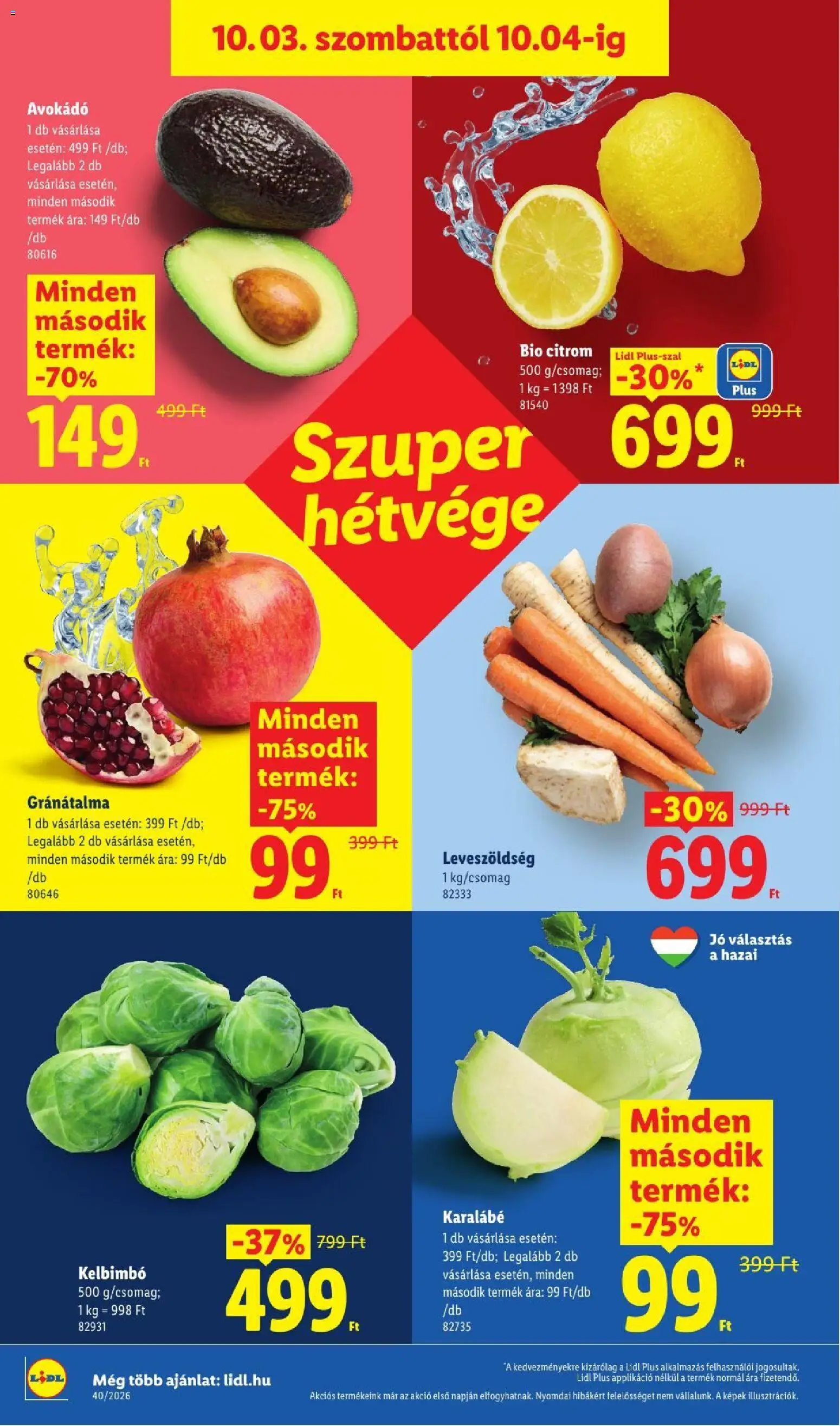 Lidl akciós ujság - amely érvényes a következő dátumtól: 2026.10.01. | Oldal: 52
