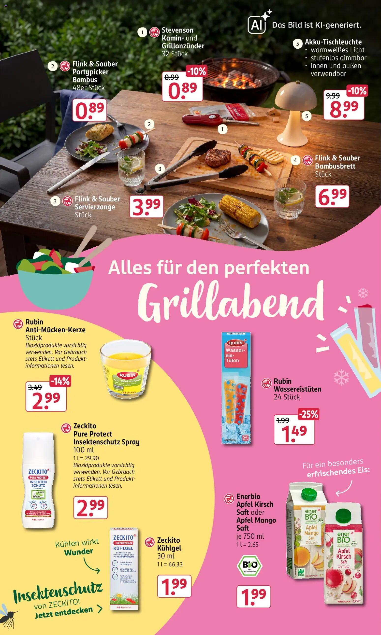 Rossmann Prospekt – gültig ab 10.08.2026 | Seite: 7 | Produkte: Kamin, Wasser, Mango, Eis