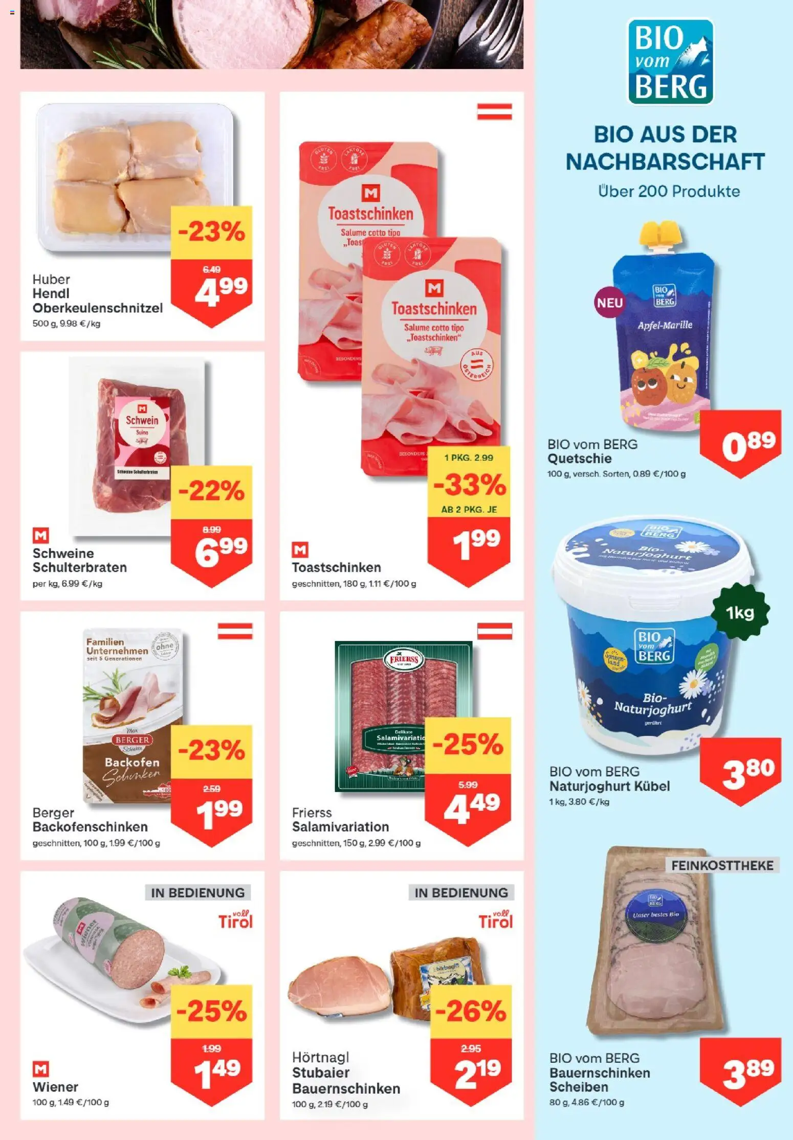 MPREIS Absam gültig ab 01.10.2026 | Seite: 3 | Produkte: Schinken