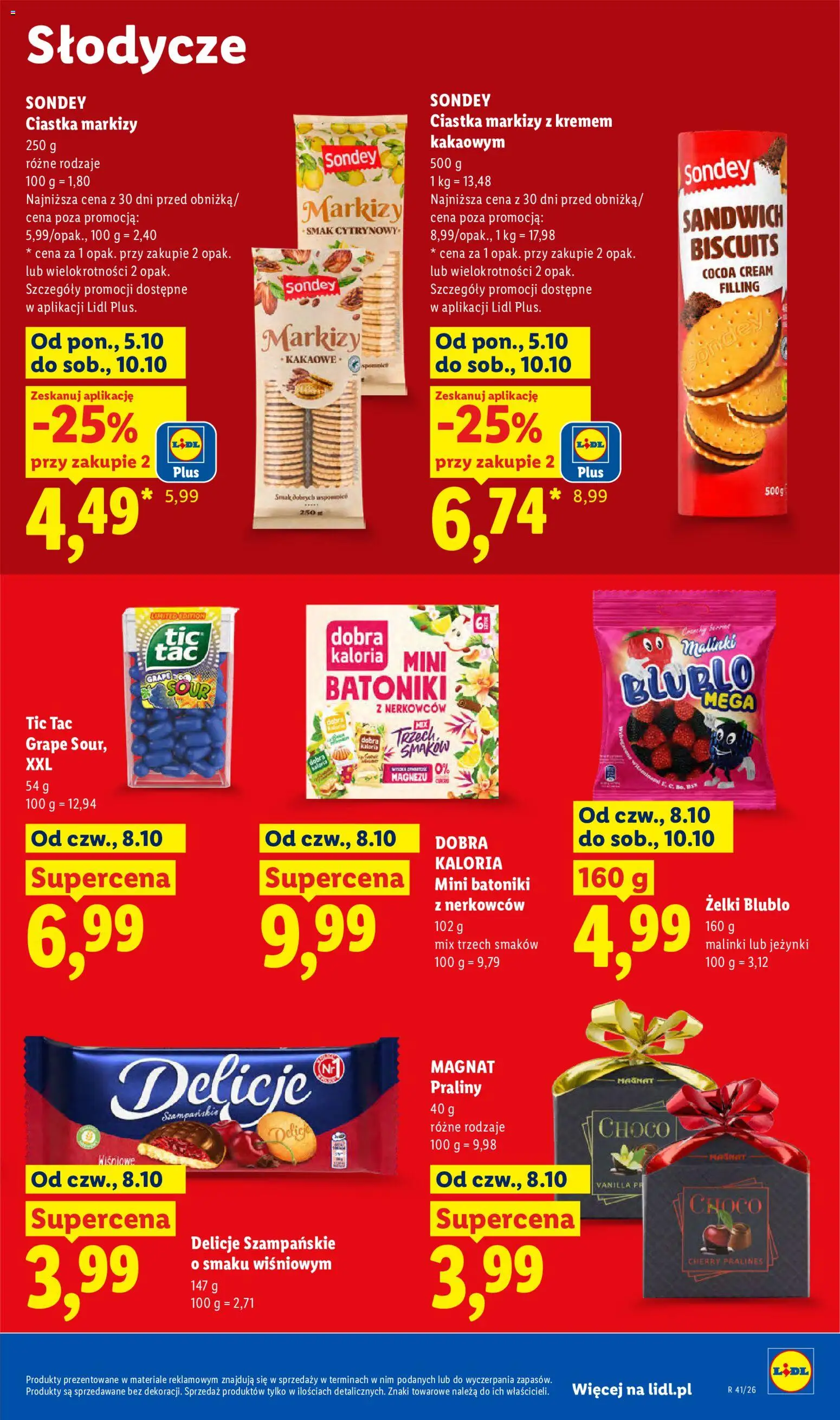 Lidl Polsko leták od 08.10.2026 | Strana: 65 | Produkty: Tác