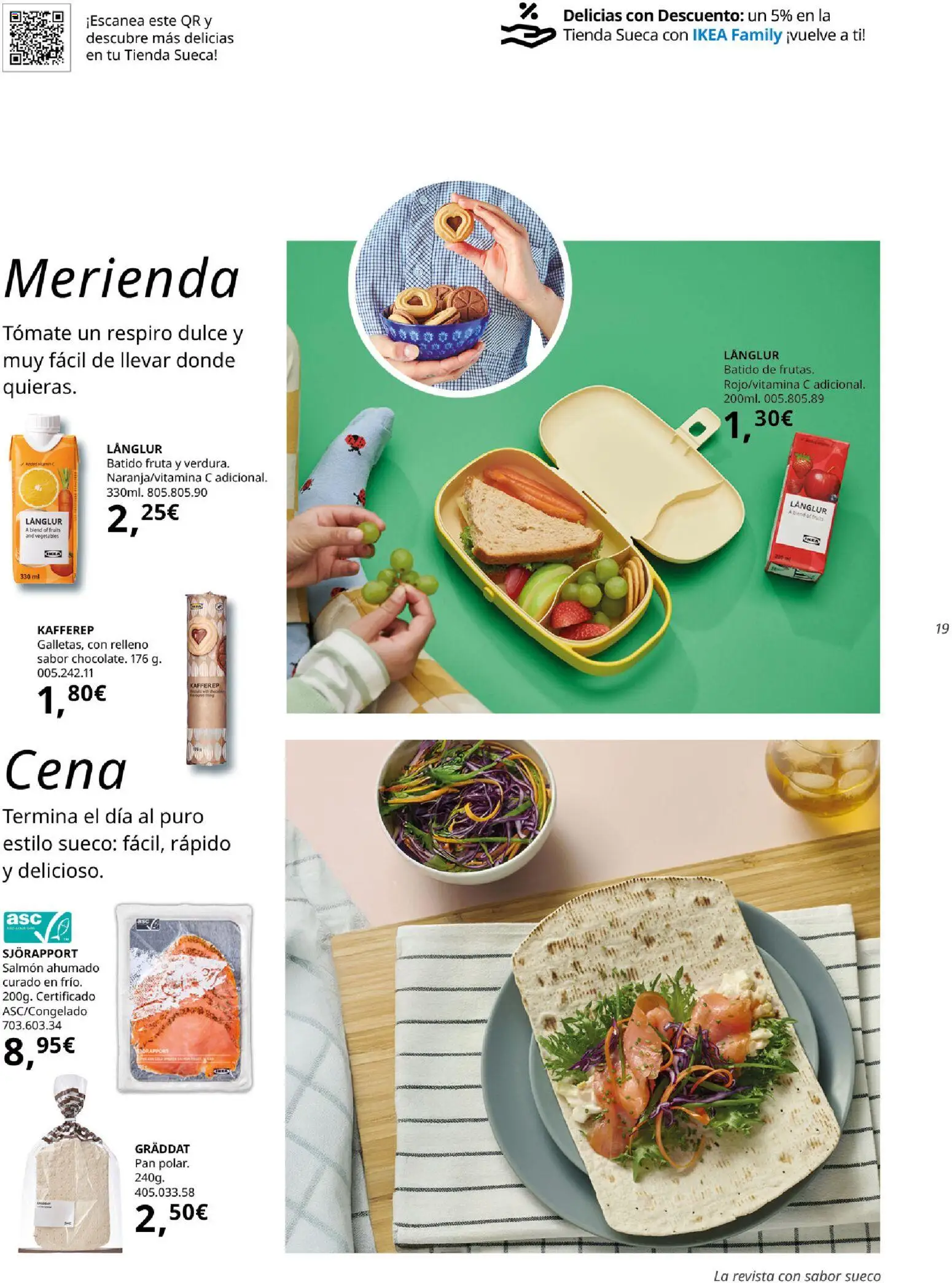 IKEA - Fika Magazine │ válido desde el 01/07/2026 | Página: 19 | Productos: Pan, Salmón ahumado