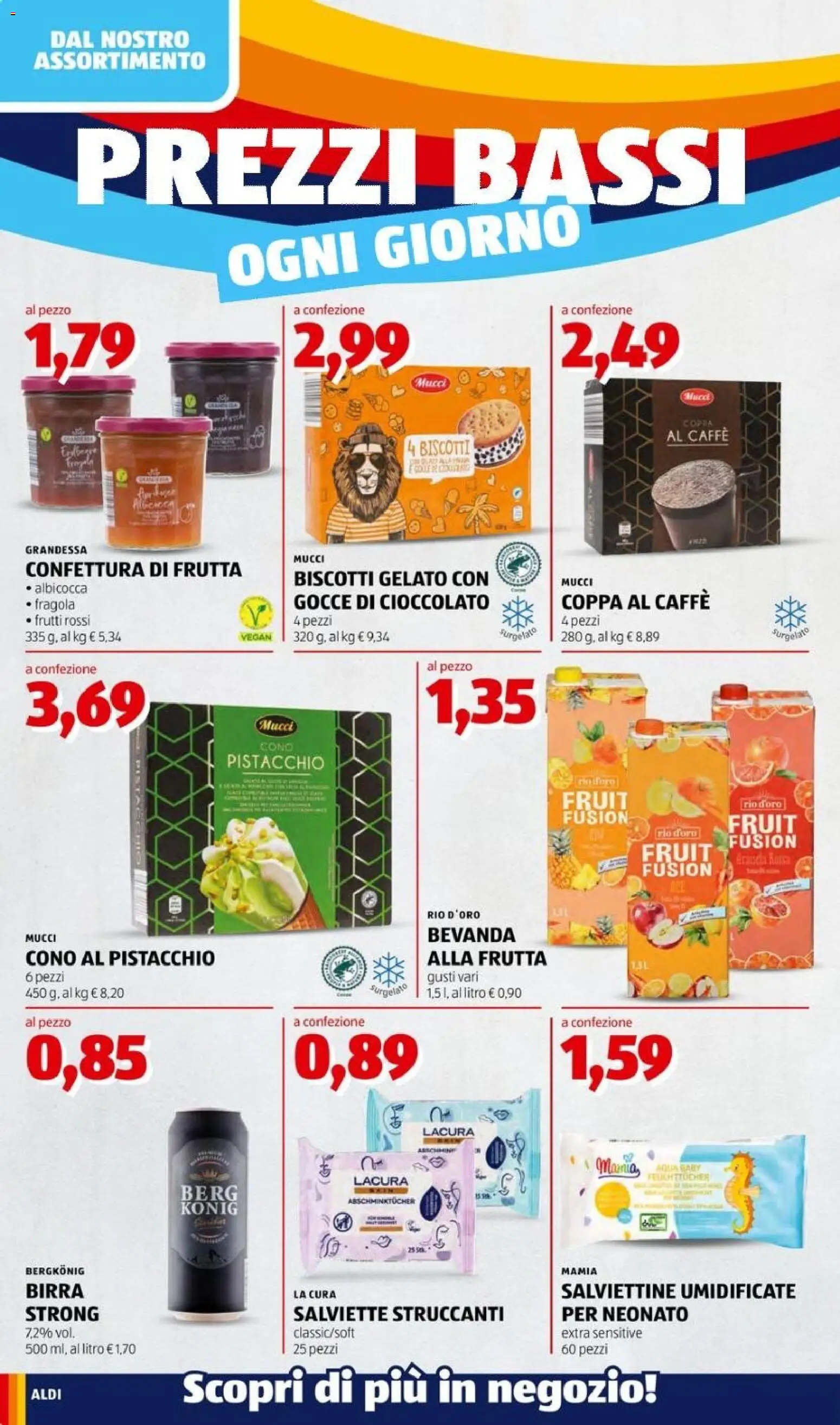 Volantino Aldi del 24/08/2026 | Pagina: 8 | Prodotti: Vegan, Pistacchio, Cioccolato, Frutta