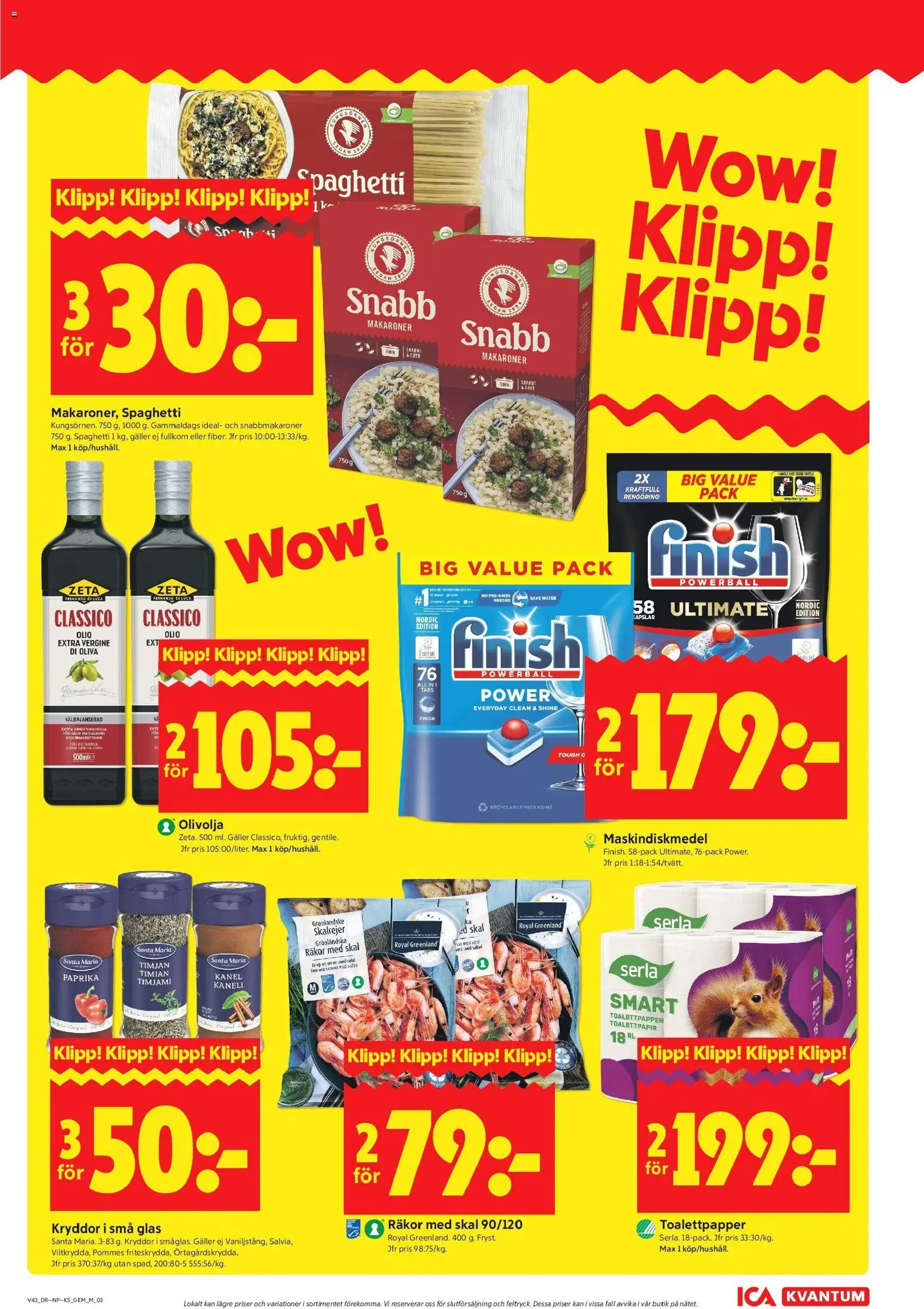 ICA Kvantum reklamblad aktuell från 19/10/2026 | Sida: 3