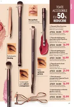 Ofertele Oriflame valabile de la 27.05.2026 | Pagină: 69 | Produse: Pensetă, Machiaj