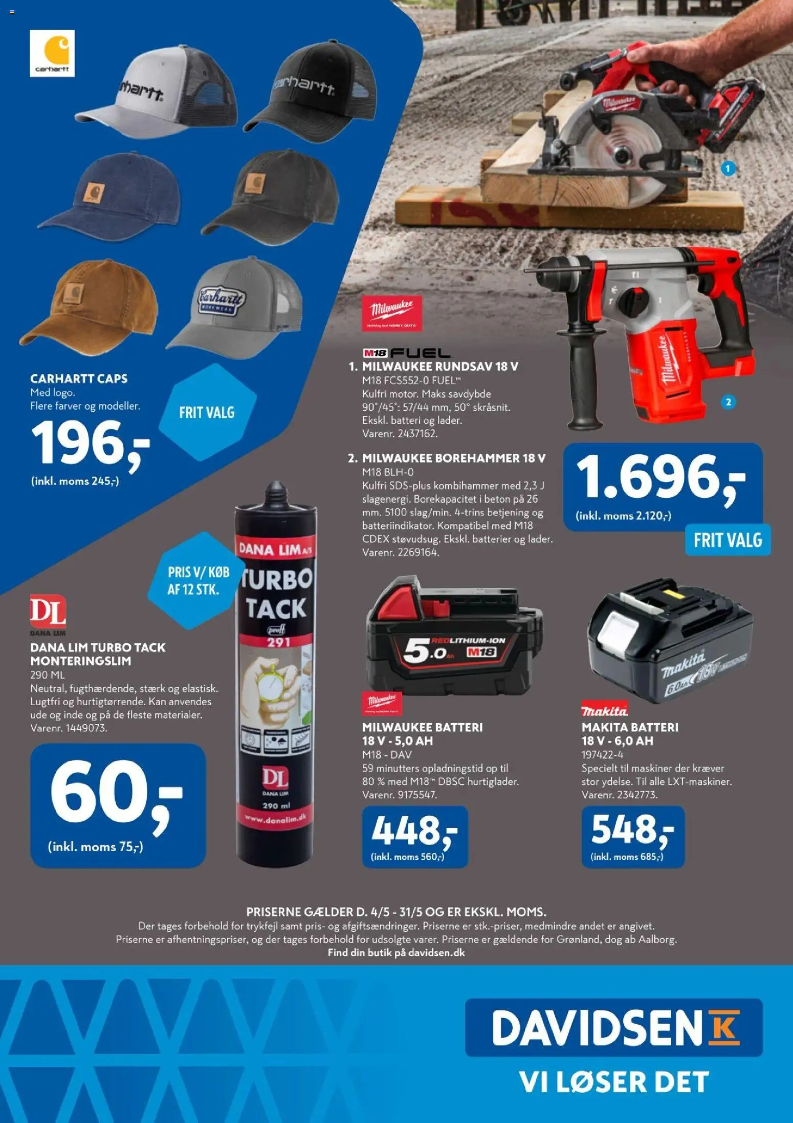 Davidsen tilbudsavis – gyldig fra 04.05.2026 | Side: 32 | Produkter: Batterier, Caps, Batteri