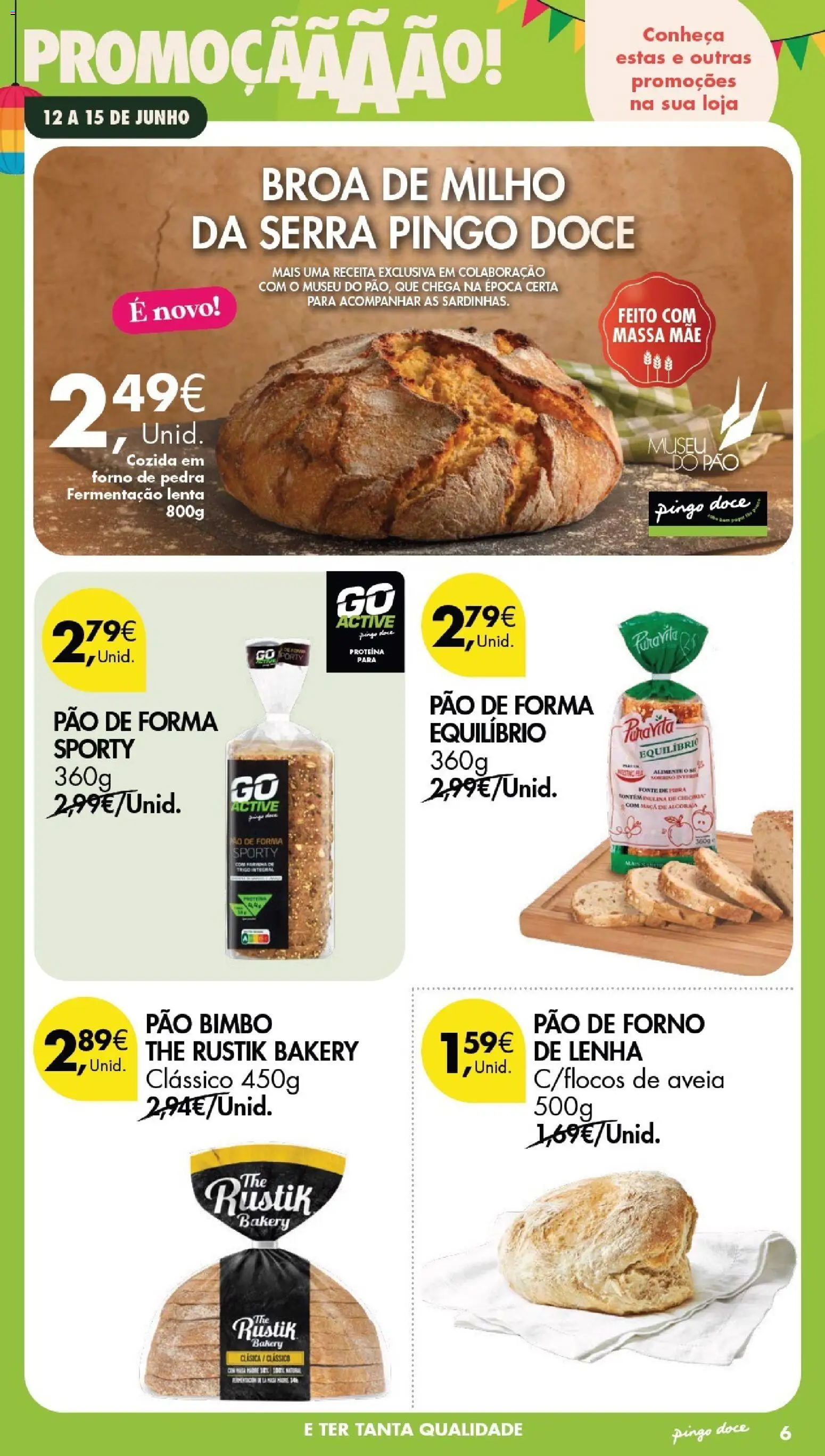 Pingo Doce Poupe este Fim de Semana │ válido de 12.06.2026 | Página: 5 | Produtos: Pão de forma, Massa, Milho, Flocos